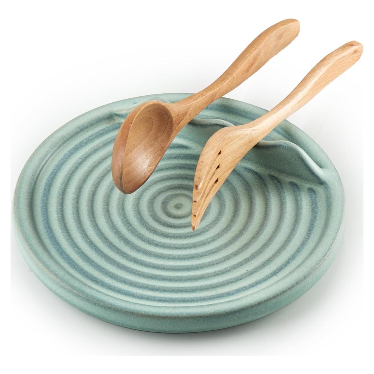 Soporte para Cucharas KOKUNKA Cerámica Azul 15 cm