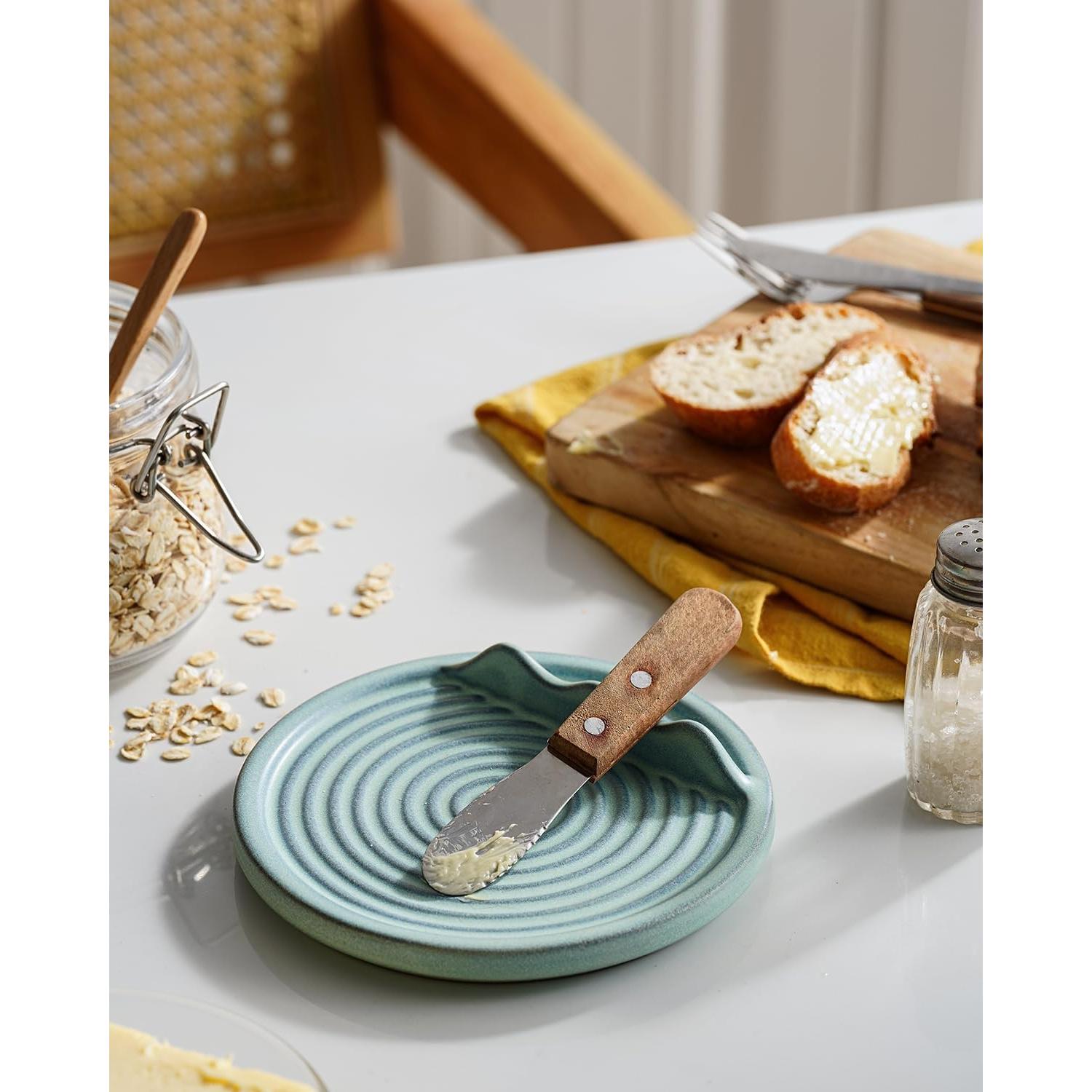 Soporte para Cucharas KOKUNKA Cerámica Azul 15 cm