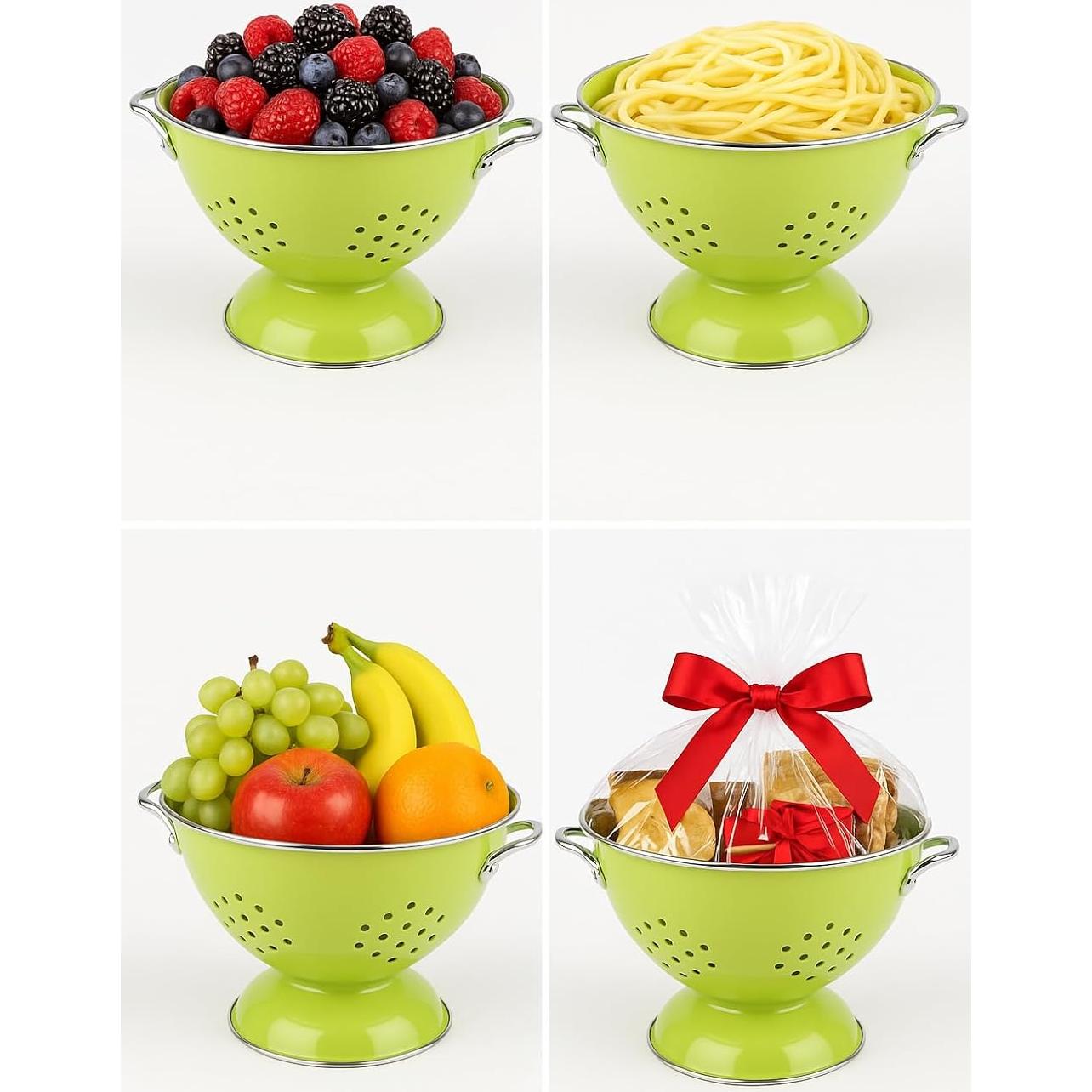 Colador Enameled Reston Lloyd Calypso 1 Cuarto Negro 0.94L