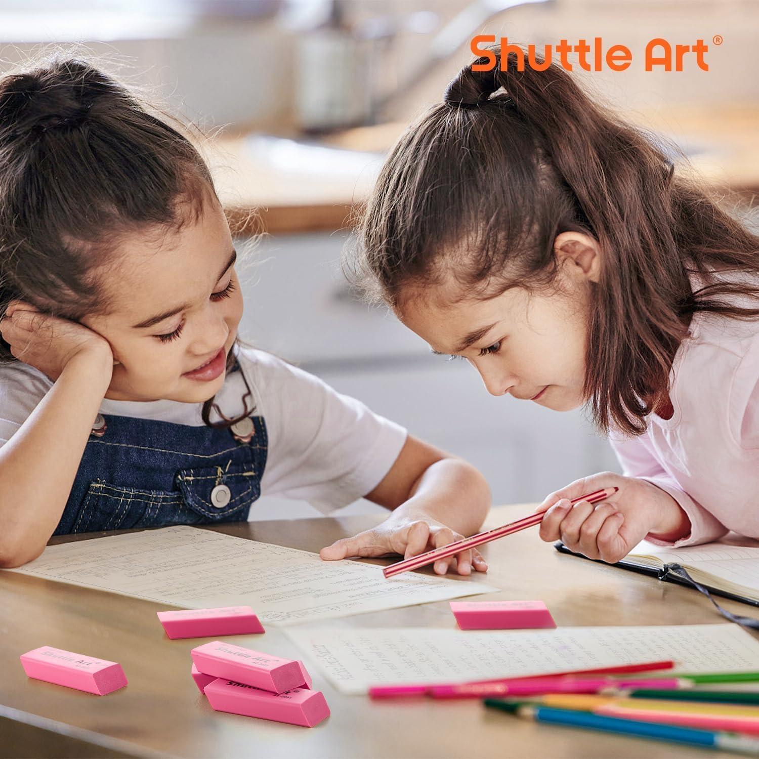 Borradores Rosados Shuttle Art - Paquete de 120 Unidades