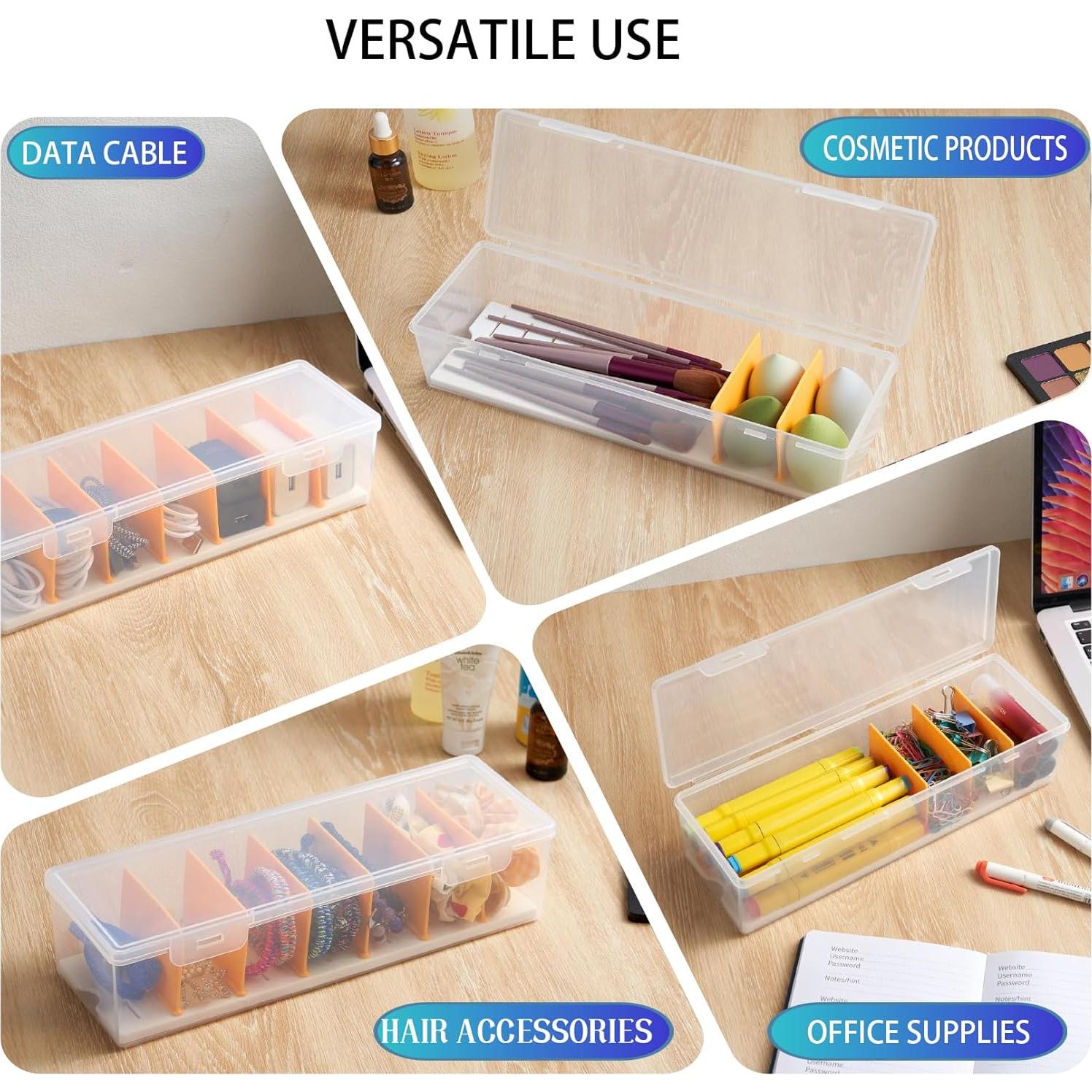 Caja Organizadora de Cables PGTDCAMU con 16 Sujetacables