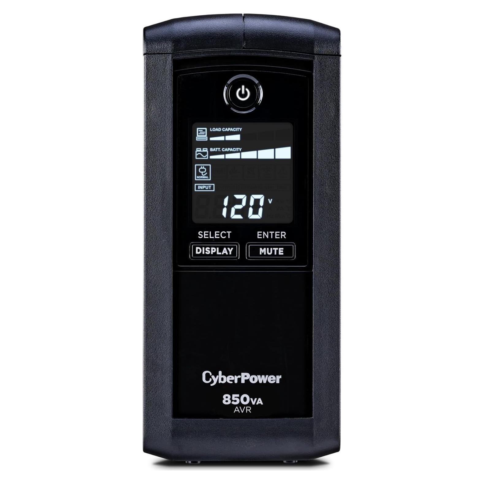UPS Inteligente CyberPower CP850AVRLCD 850VA 9 Salidas LCD