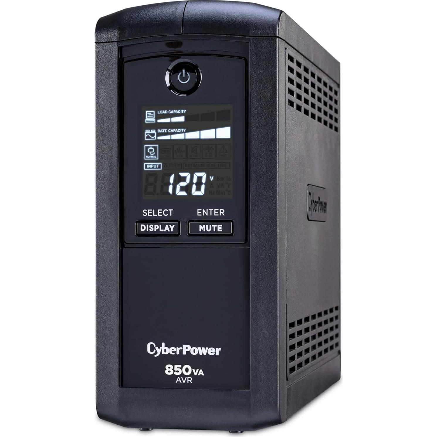 UPS Inteligente CyberPower CP850AVRLCD 850VA 9 Salidas LCD