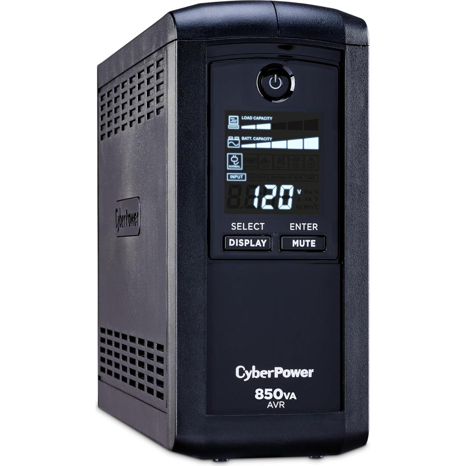 UPS Inteligente CyberPower CP850AVRLCD 850VA 9 Salidas LCD