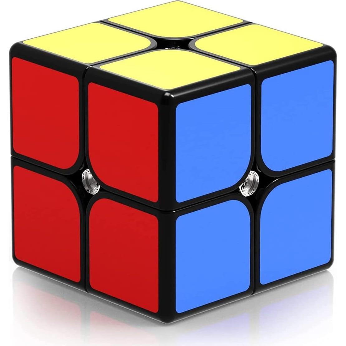 Cubo Mágico Clásico 2x2 Julysgift Negro - Juego Educativo