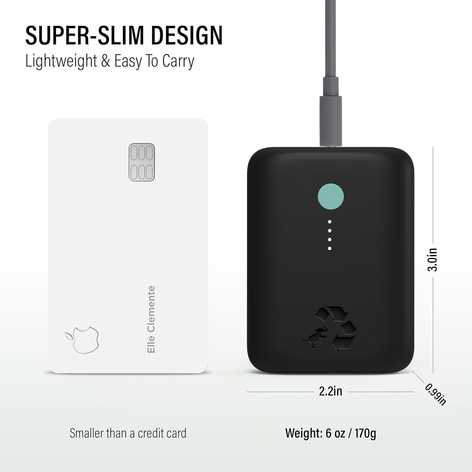 Cargador Portátil Nimble Champ Lite 5200mAh Carga Rápida