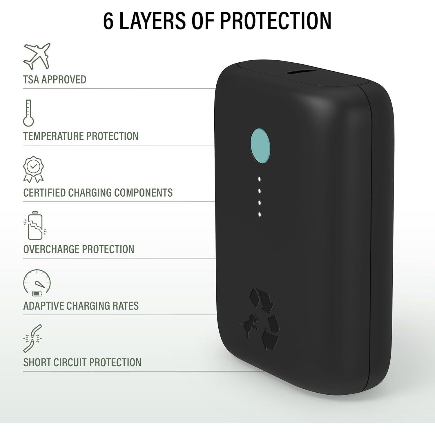 Cargador Portátil Nimble Champ Lite 5200mAh Carga Rápida