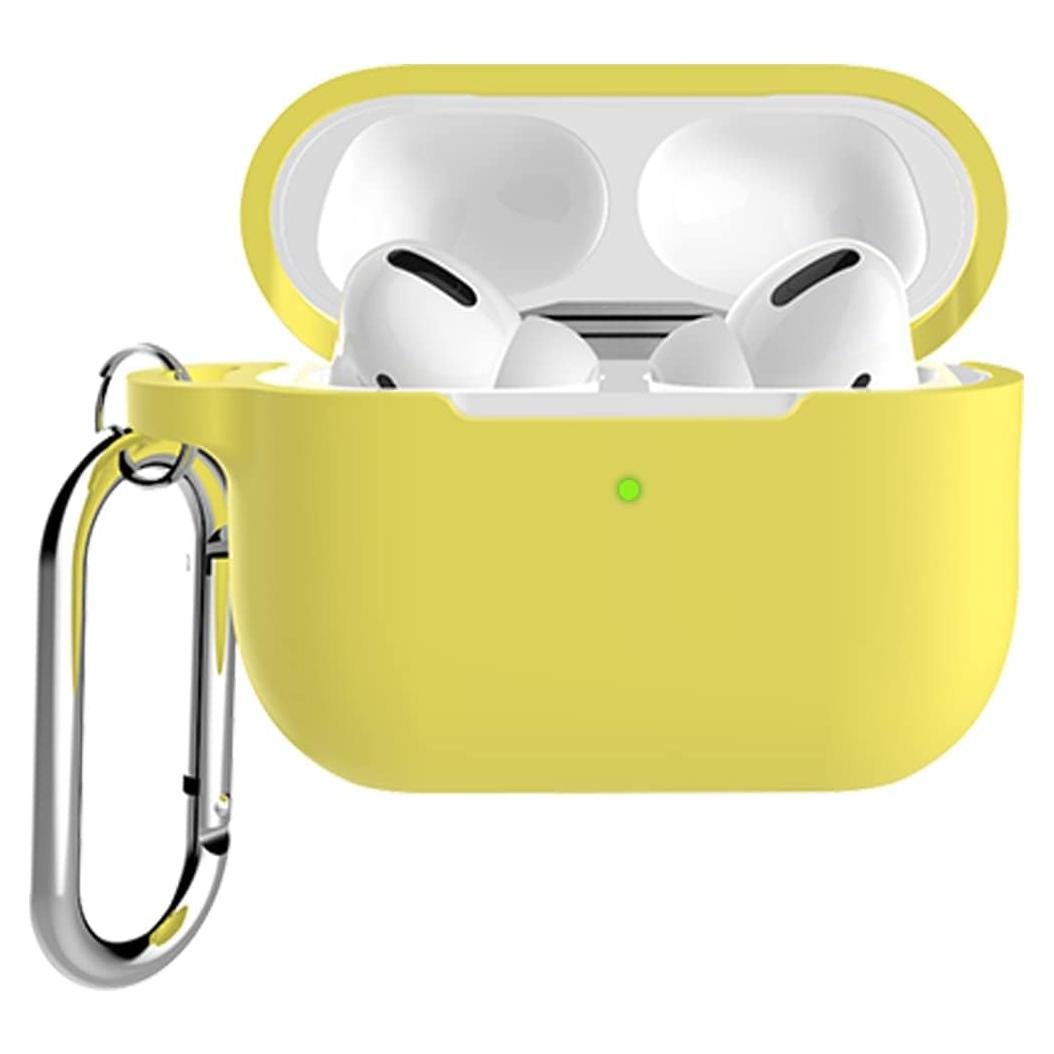 Funda de Silicona Amarilla HOOKMEMO para AirPods Pro 2da Gen