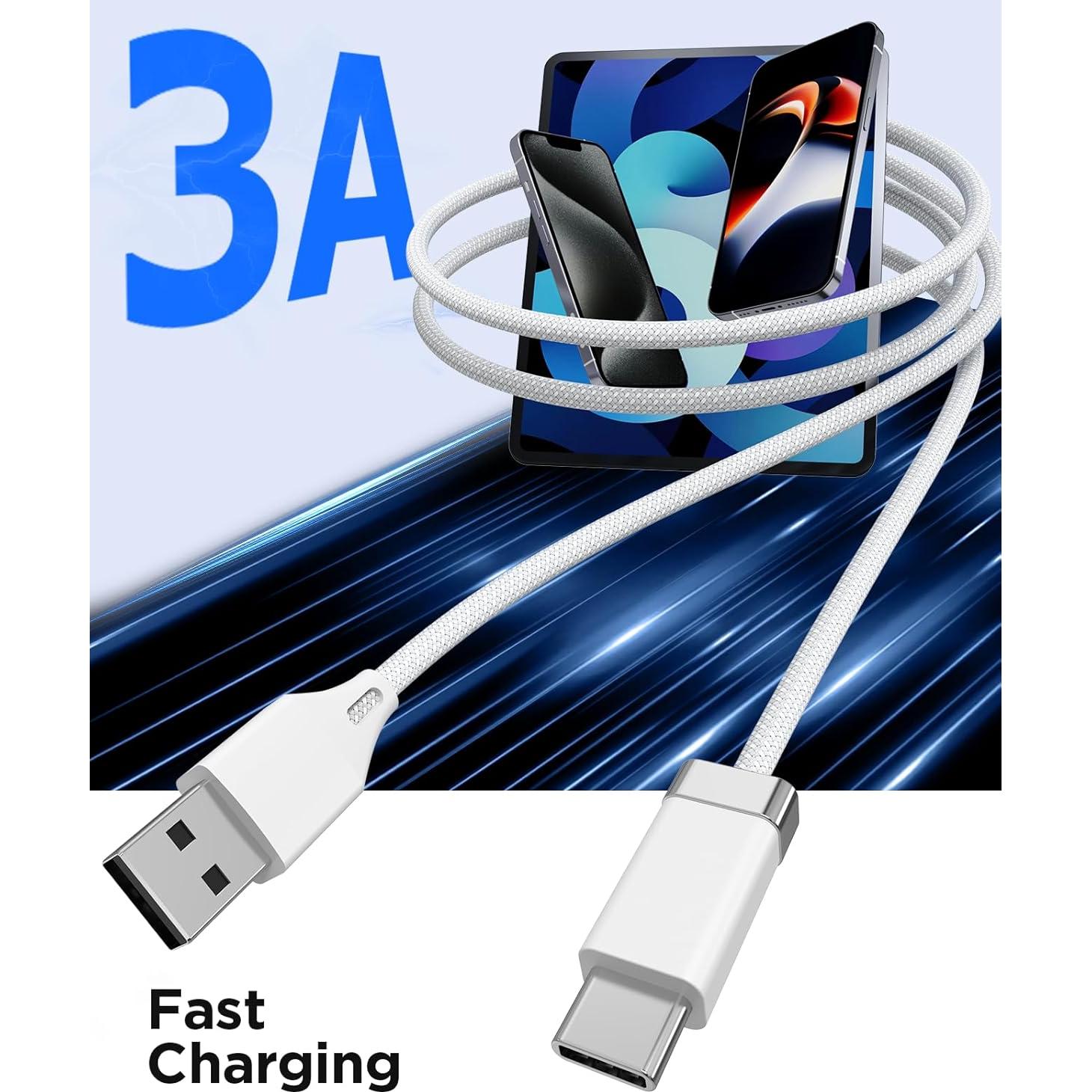 Cable USB A a USB C Magnético 1.52M Magtame Carga Rápida 3A