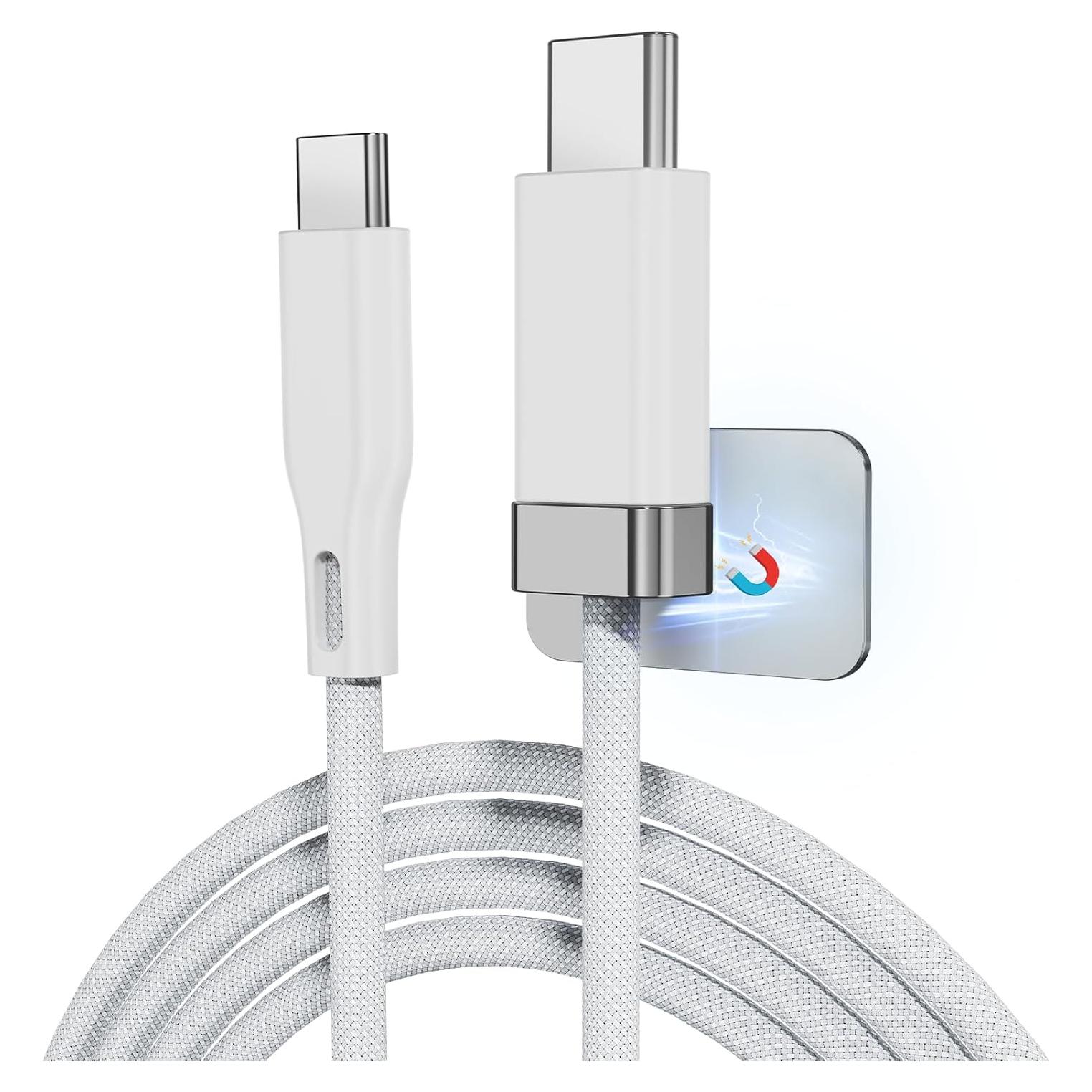 Cable USB C a C Magtame 1.5M con soporte magnético 60W