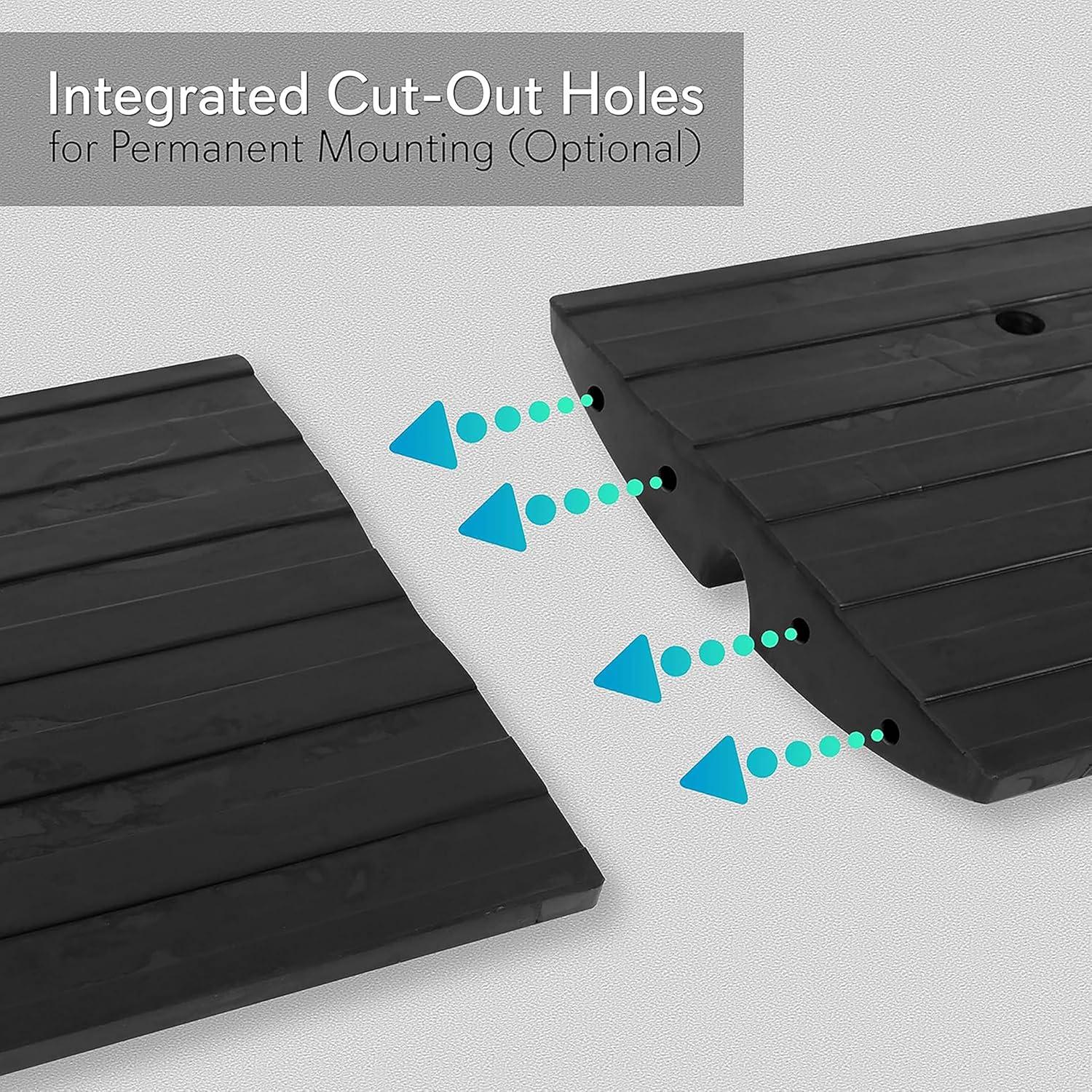 Rampa de Curb Pyle PCRBDR24 1.22m Alta Resistencia 4990kg