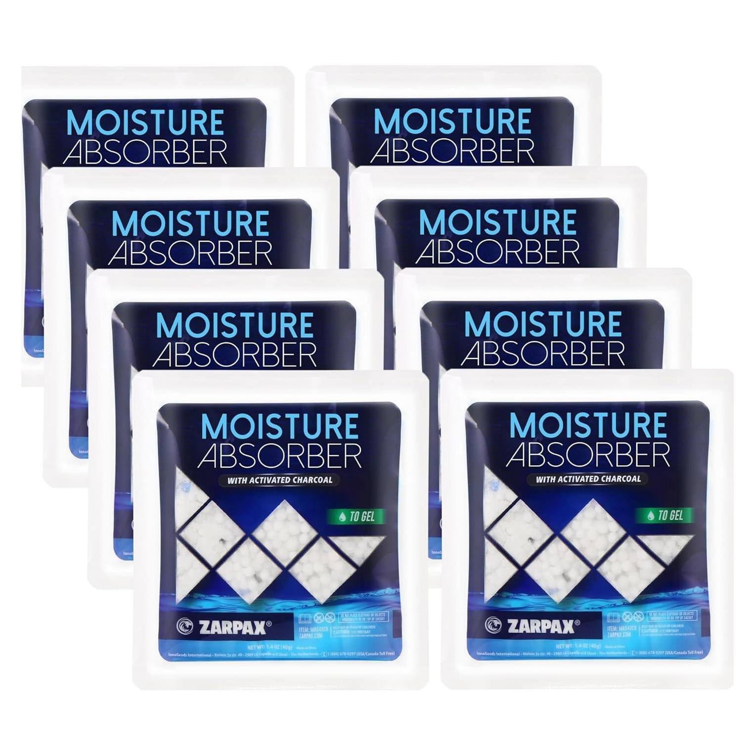 Bolsitas Absorbentes de Humedad Zarpax 40g - Set de 8