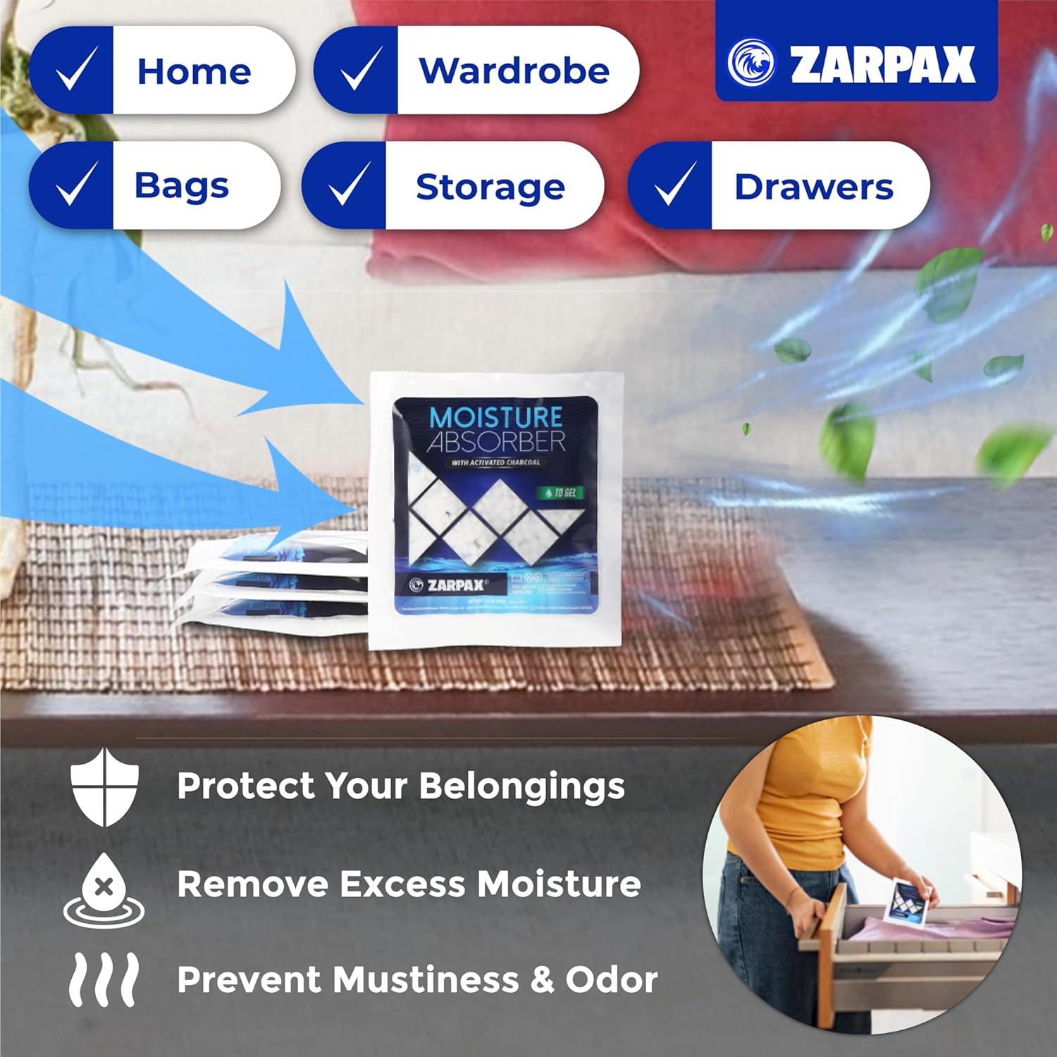 Bolsitas Absorbentes de Humedad Zarpax 40g - Set de 8