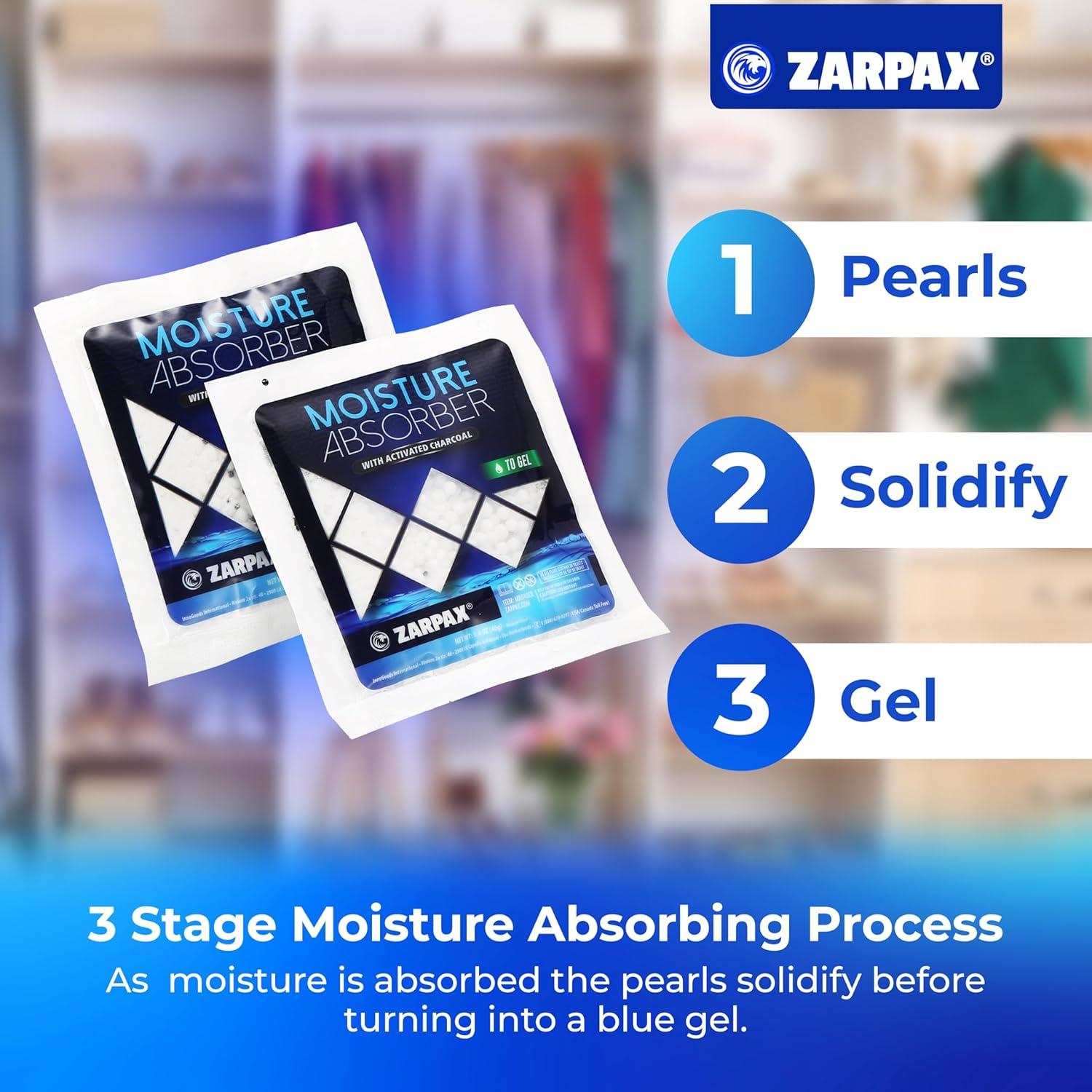 Bolsitas Absorbentes de Humedad Zarpax 40g - Set de 8