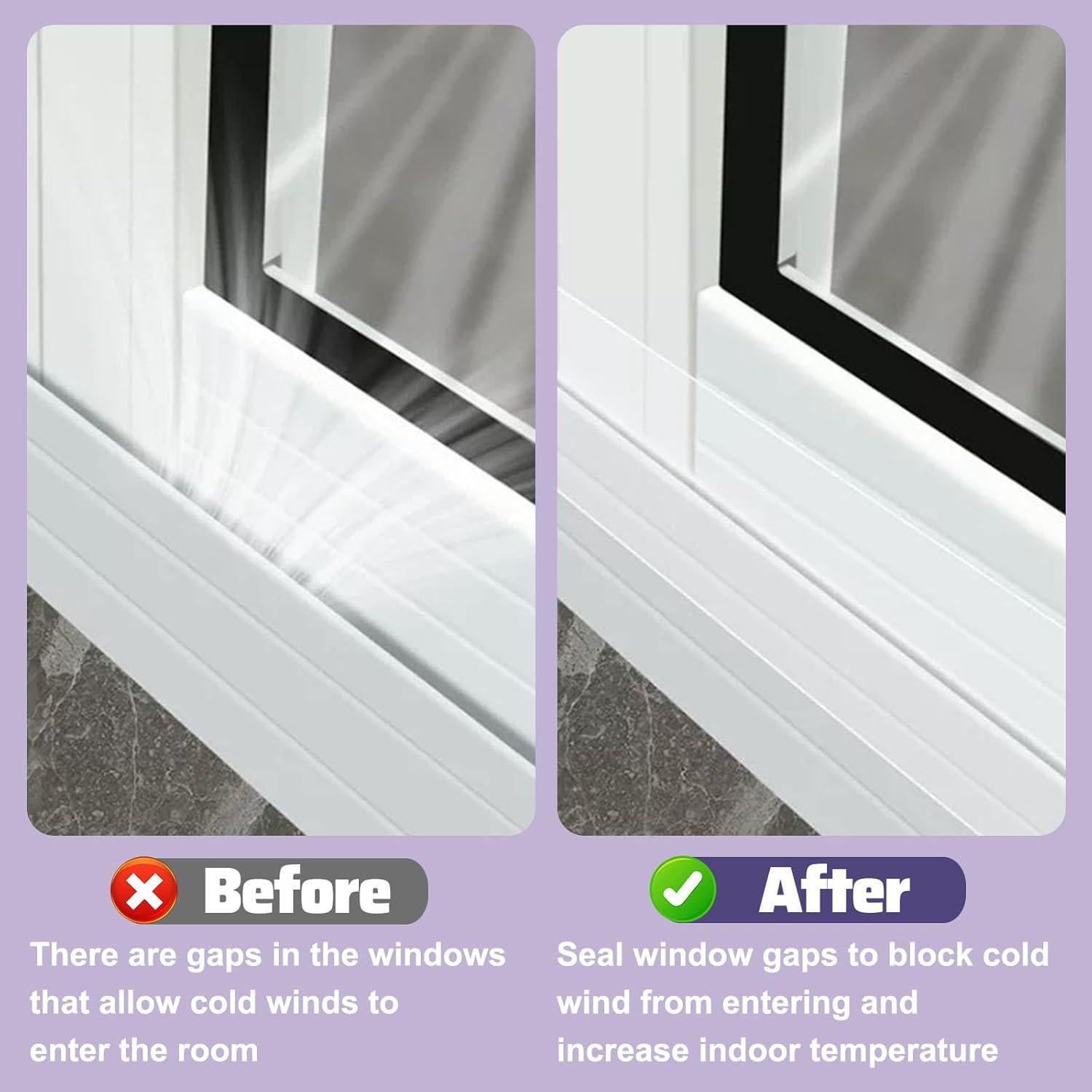 Cinta Selladora Transparente CHENYA 10 m Aislamiento Ventanas