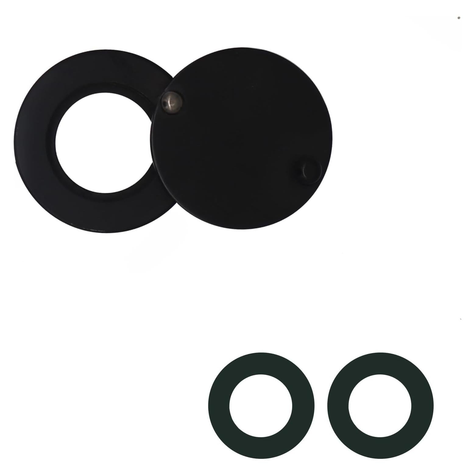 Cubierta de Mirilla de Latón HARDHAWK para Puerta Negra