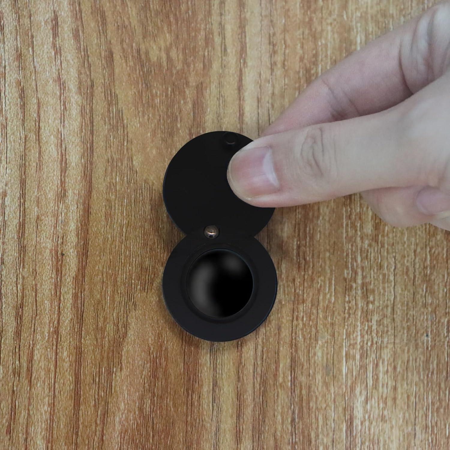 Cubierta de Mirilla de Latón HARDHAWK para Puerta Negra