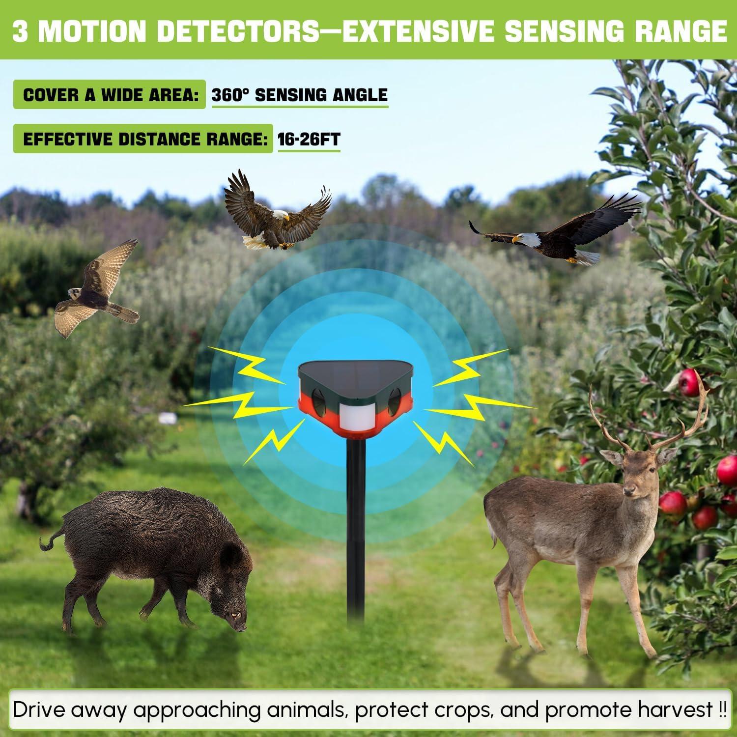 Alarma de Movimiento Solar SJDYYMX para Exteriores 129dB