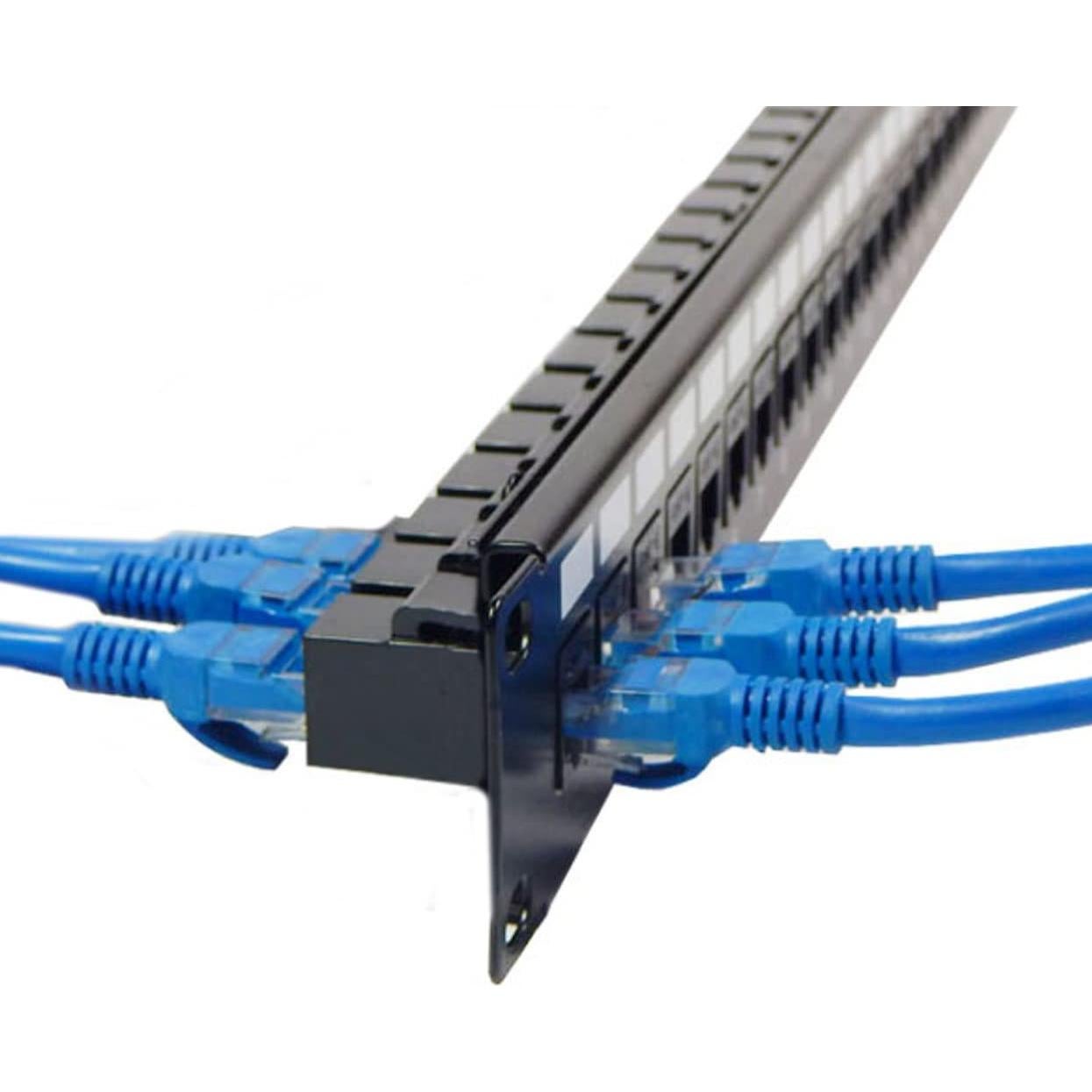 Acoplador Keystone Cat6 RJ45 Tedgetal 10 Unidades Negro