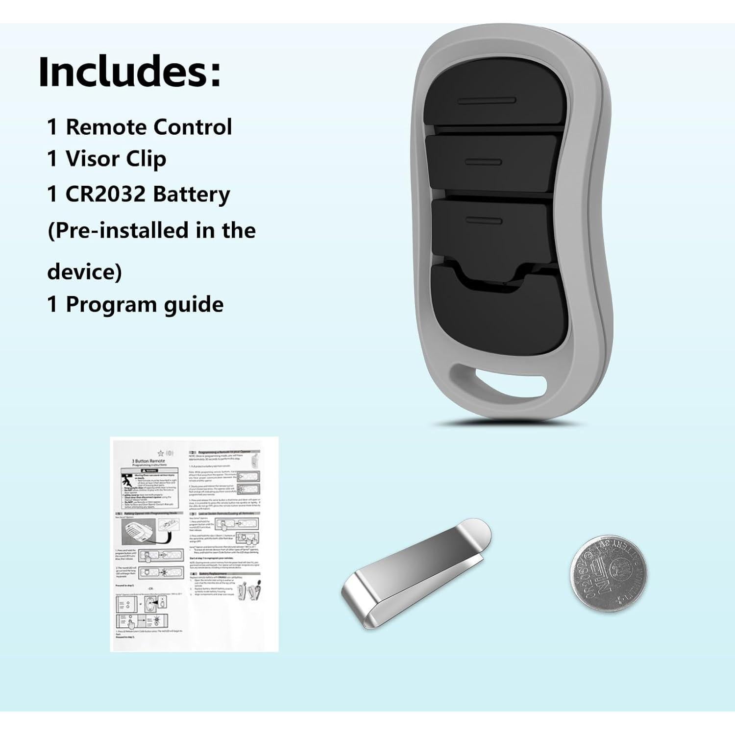 Control Remoto Genie Intellicode G3T-BX G3T-R 3 Botones
