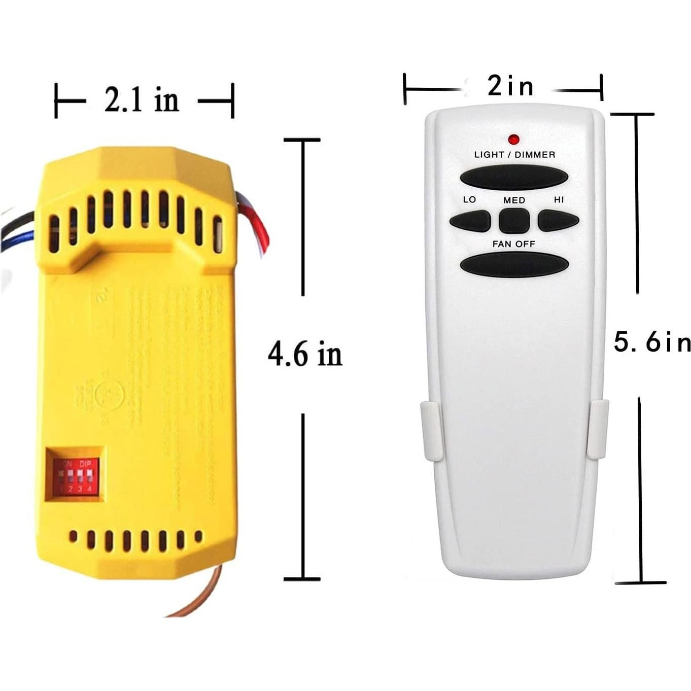 Control Remoto Universal para Ventilador de Techo Breeze Bay RC-HD5