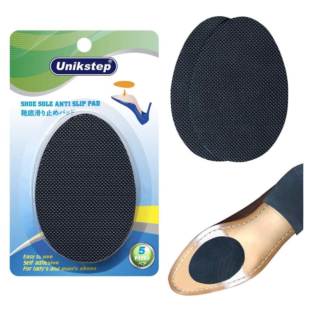 Almohadillas Antideslizantes Unikstep 5 Pares Goma Negra