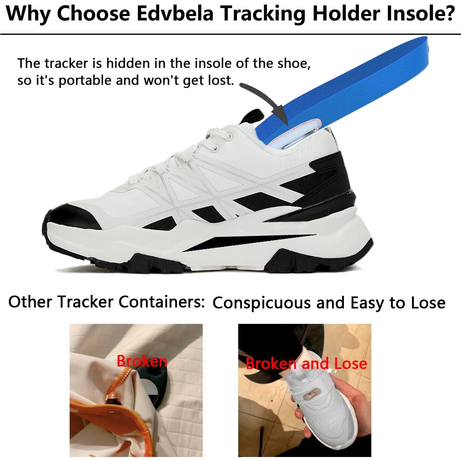 Plantillas Soporte Oculto para Airtag EDVBELA - Azul 27.5-29cm