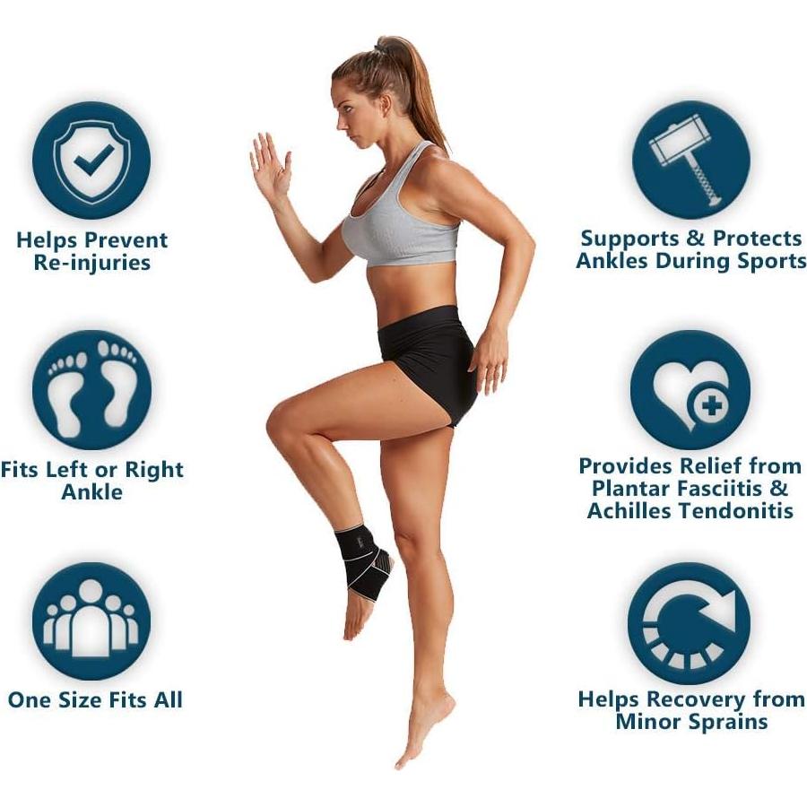 Faja para Tobillo ComfiLife Unisex Ajustable Compresión