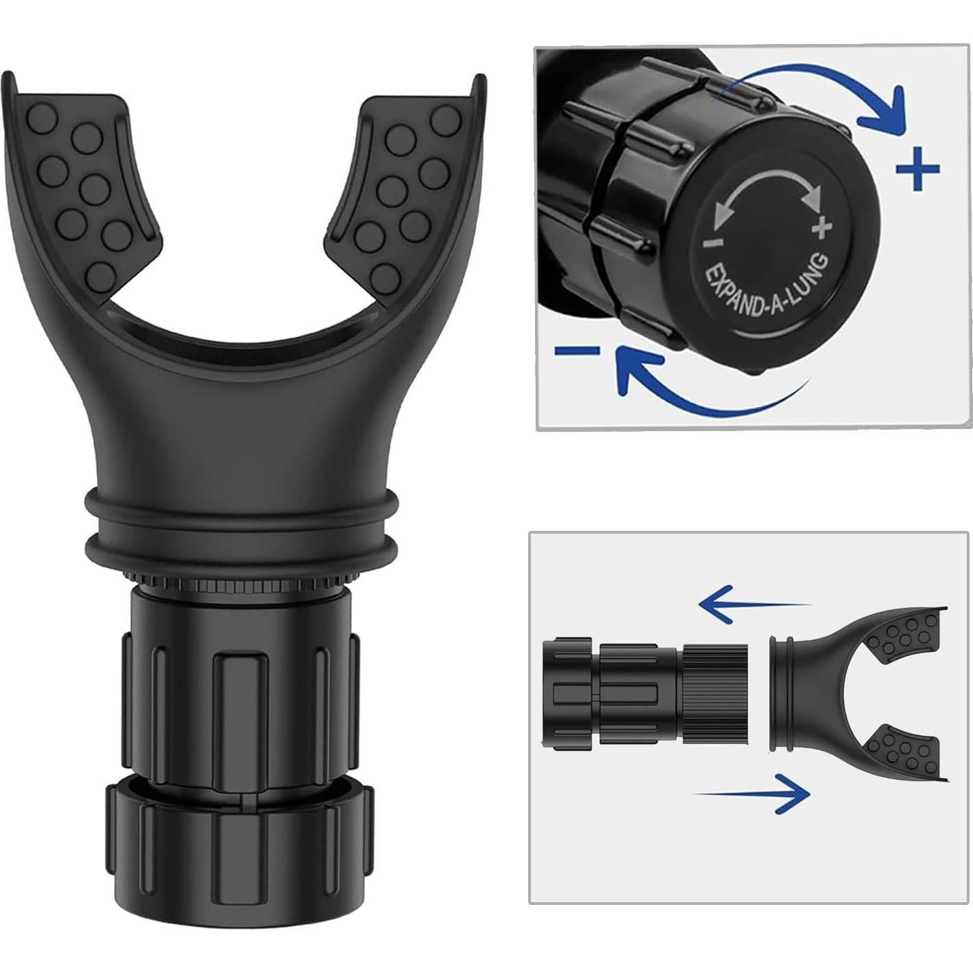 Entrenador de Respiración LIZS Ajustable para Ejercicio Oral y Muscular