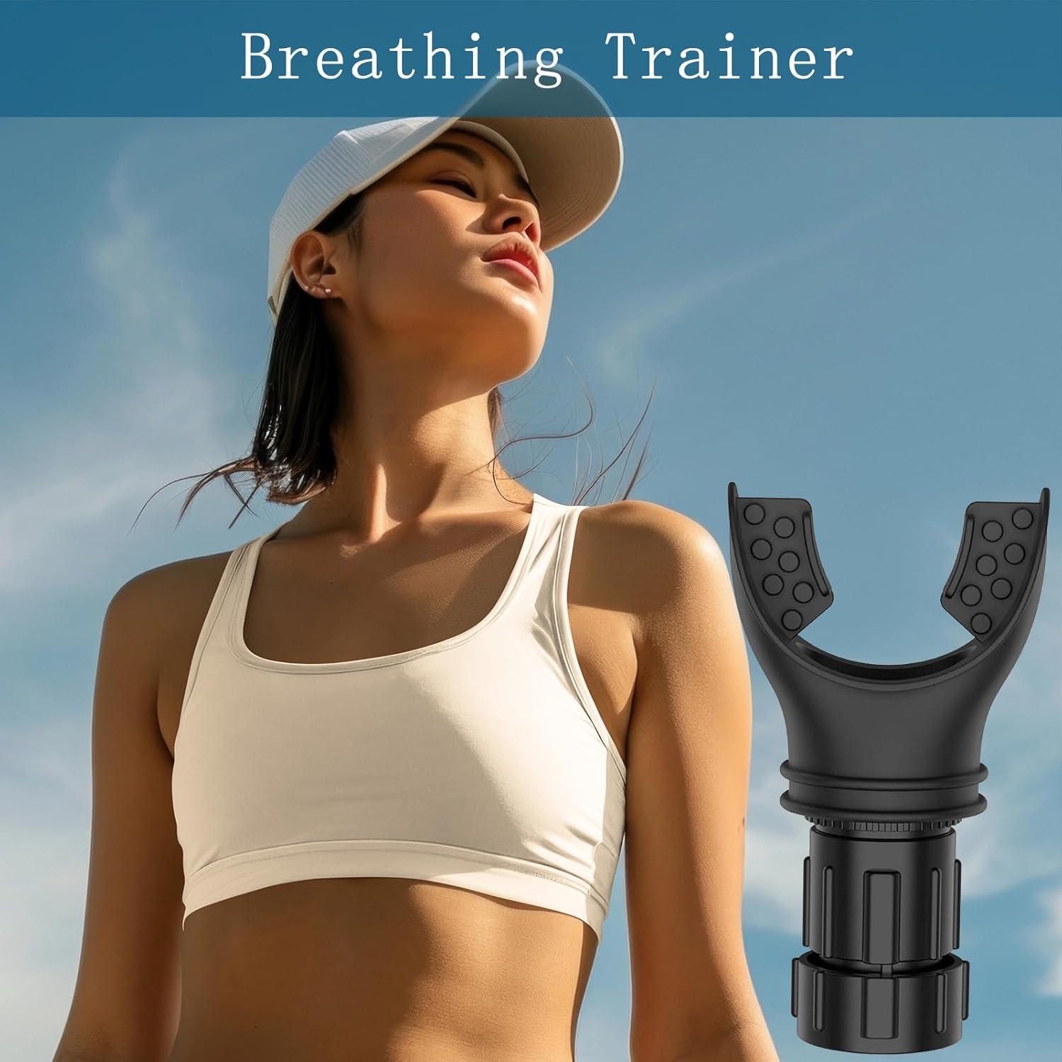 Entrenador de Respiración LIZS Ajustable para Ejercicio Oral y Muscular