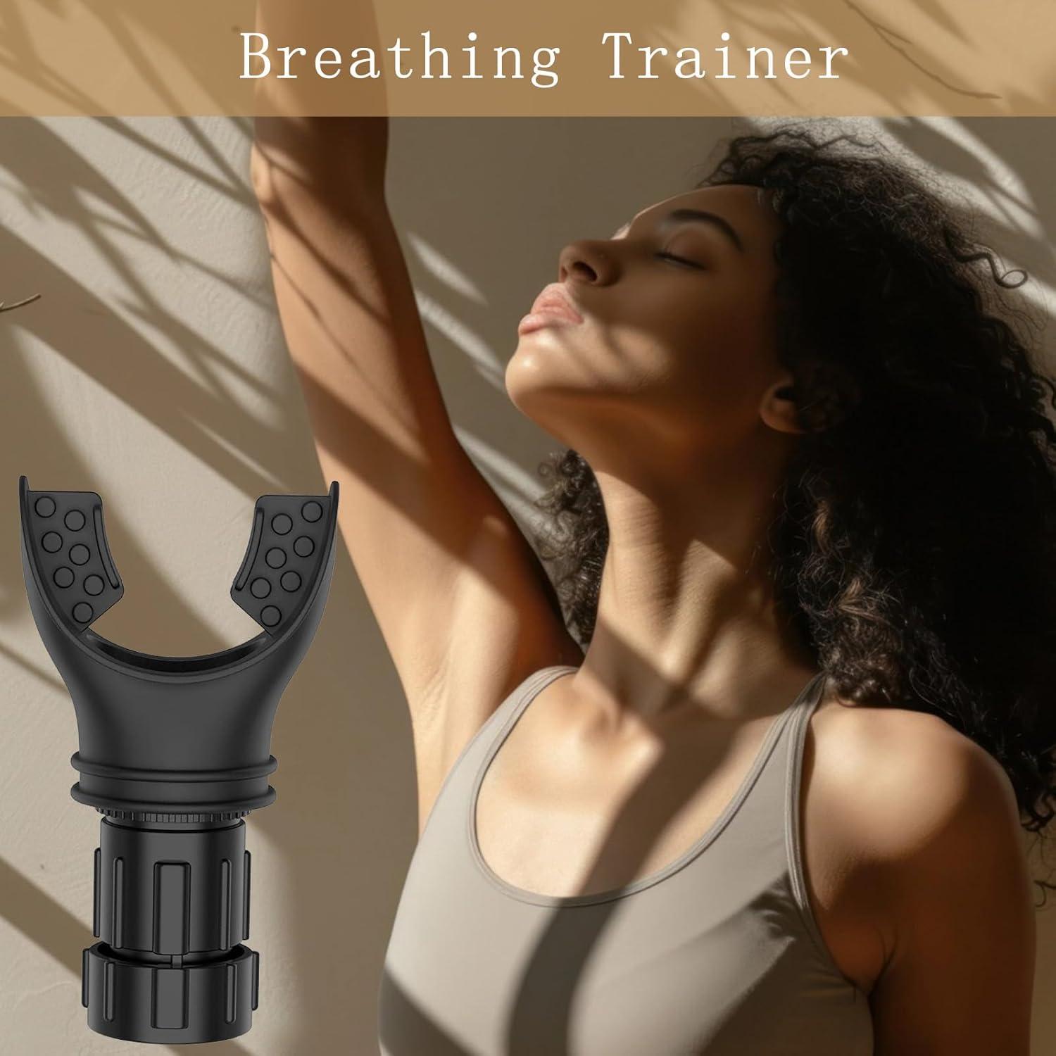 Entrenador de Respiración LIZS Ajustable para Ejercicio Oral y Muscular