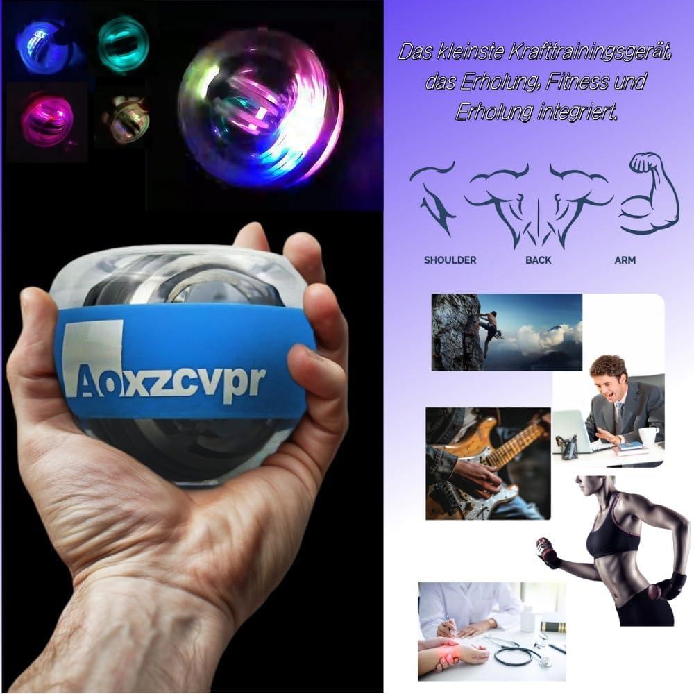 Ejercitador de Muñeca Aoxzcvpr W-24001 - Gyro Ball LED
