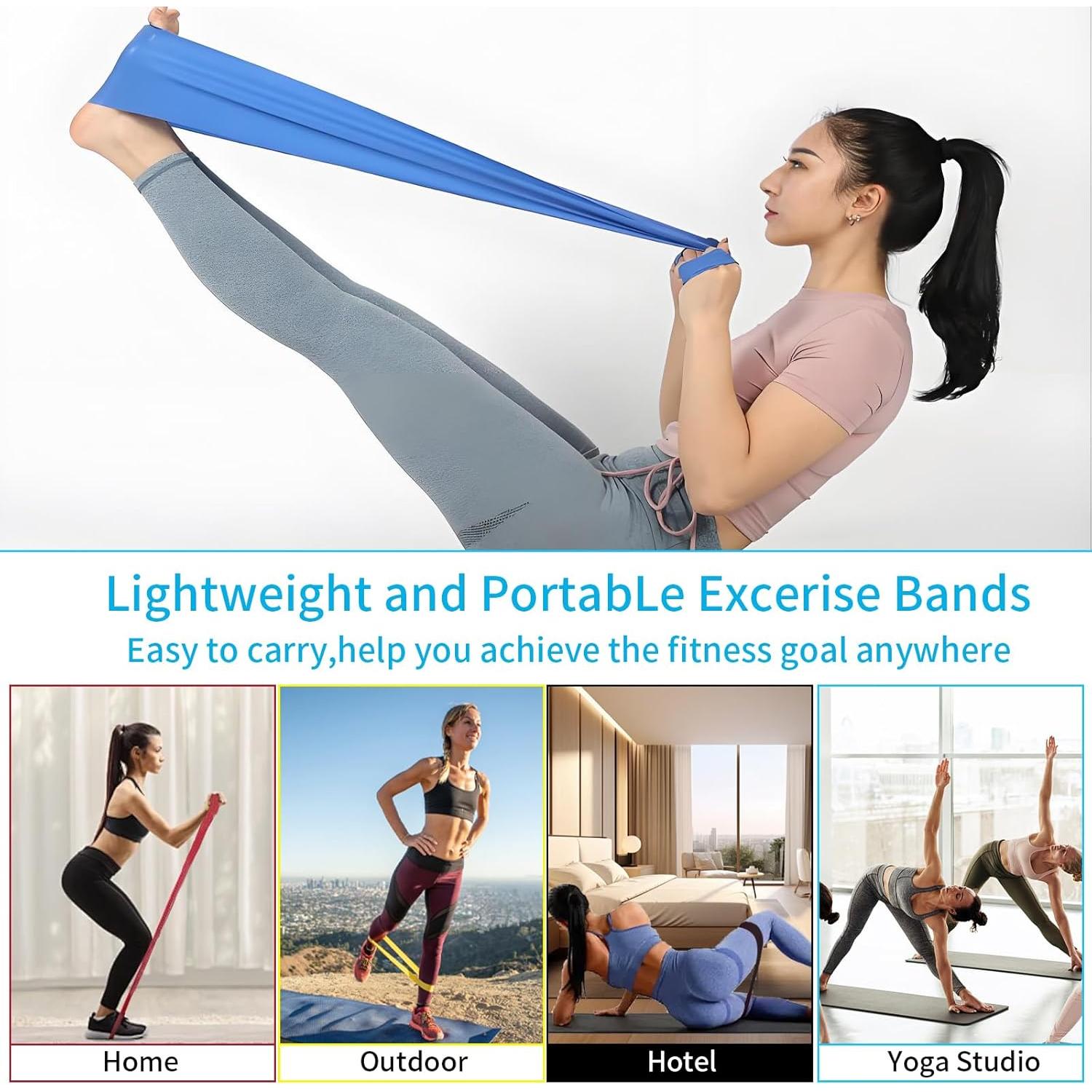 Kit Esencial de Pilates ywduoying 15 Piezas Rosa para Mujeres