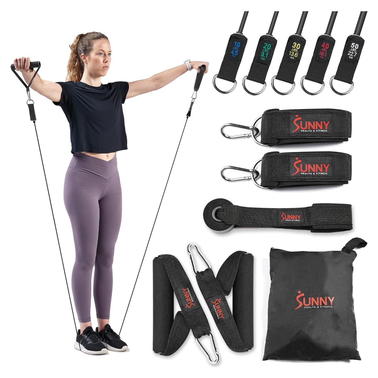 Conjunto de Bandas de Resistencia Sunny Health & Fitness 5 Pzas