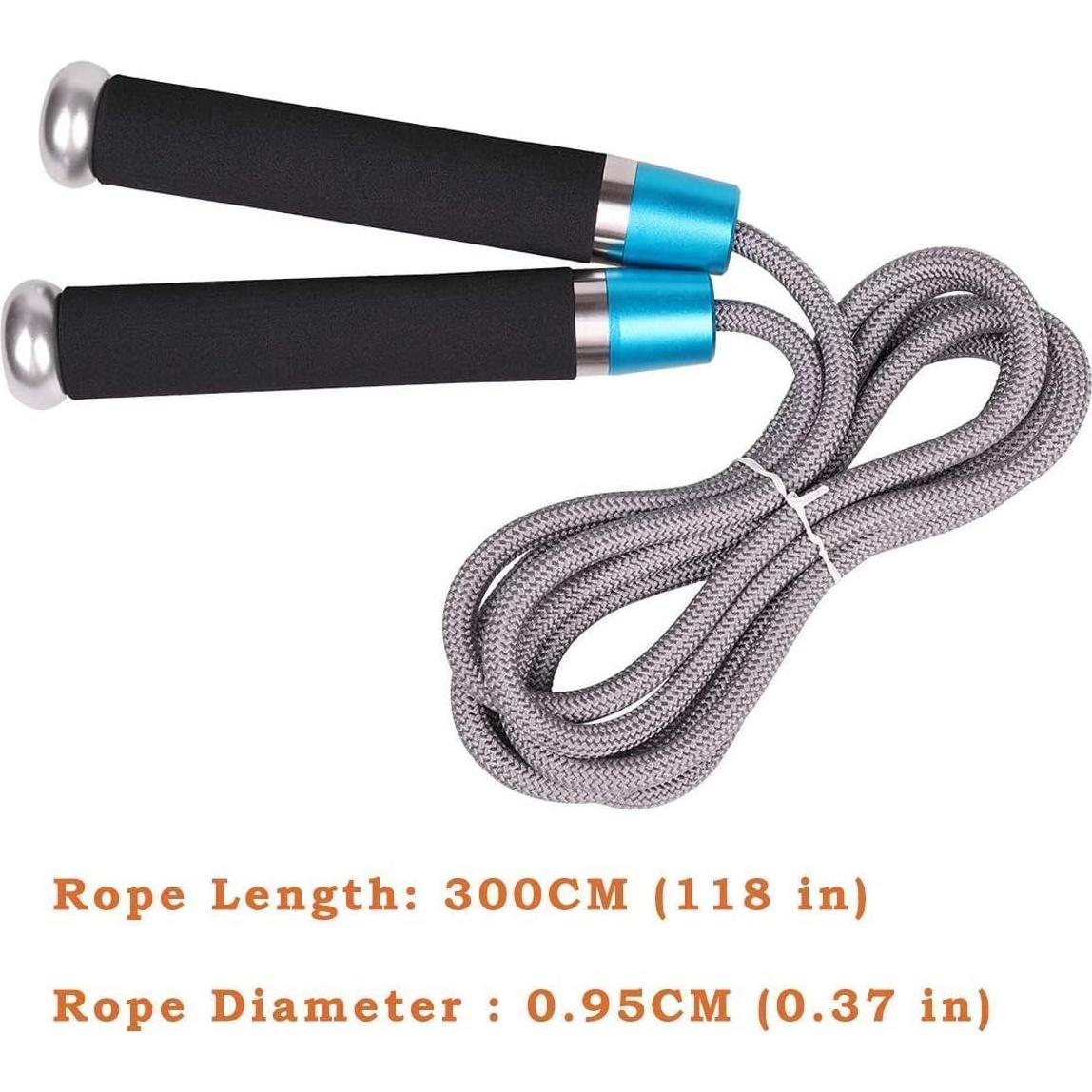 Cuerda de Salto con Peso Ajustable BlitzBite 0.64kg para Boxeo