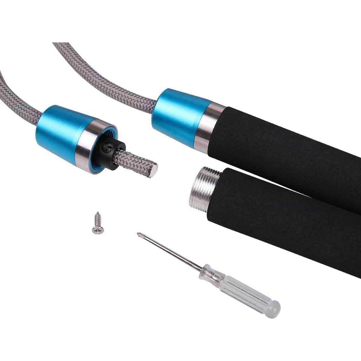 Cuerda de Salto con Peso Ajustable BlitzBite 0.64kg para Boxeo