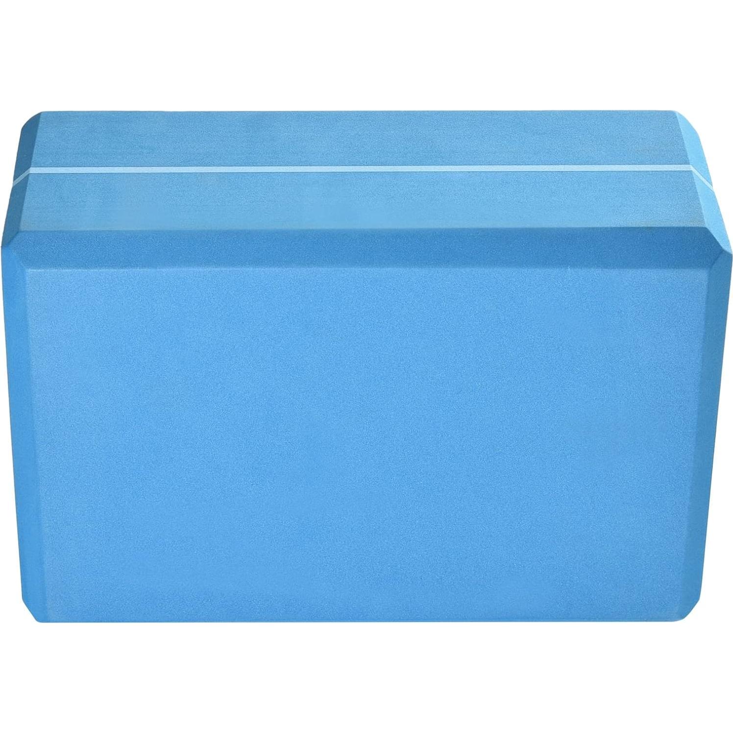 Bloque de Yoga Hugger Mugger de Espuma 10 cm Azul - Estable y Ecológico