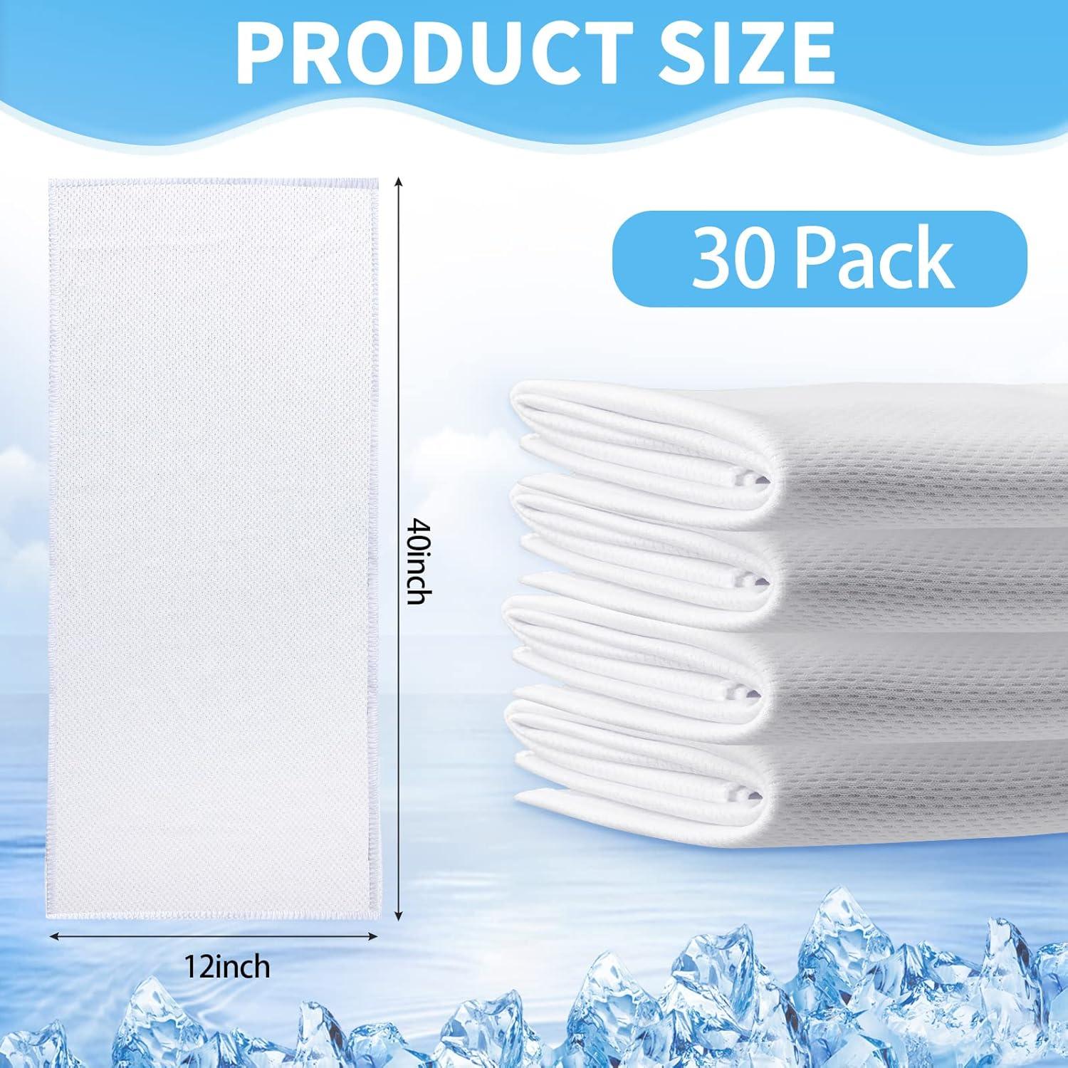 Toallas de Enfriamiento Redbaker 30 Piezas Microfibra 101.6x30.5 cm