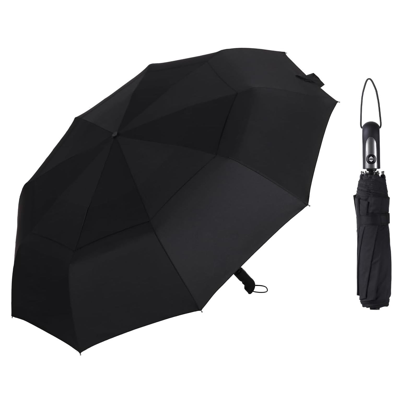 Paraguas Plegable Grande Doubwell 137 cm Auto Abre Cierra