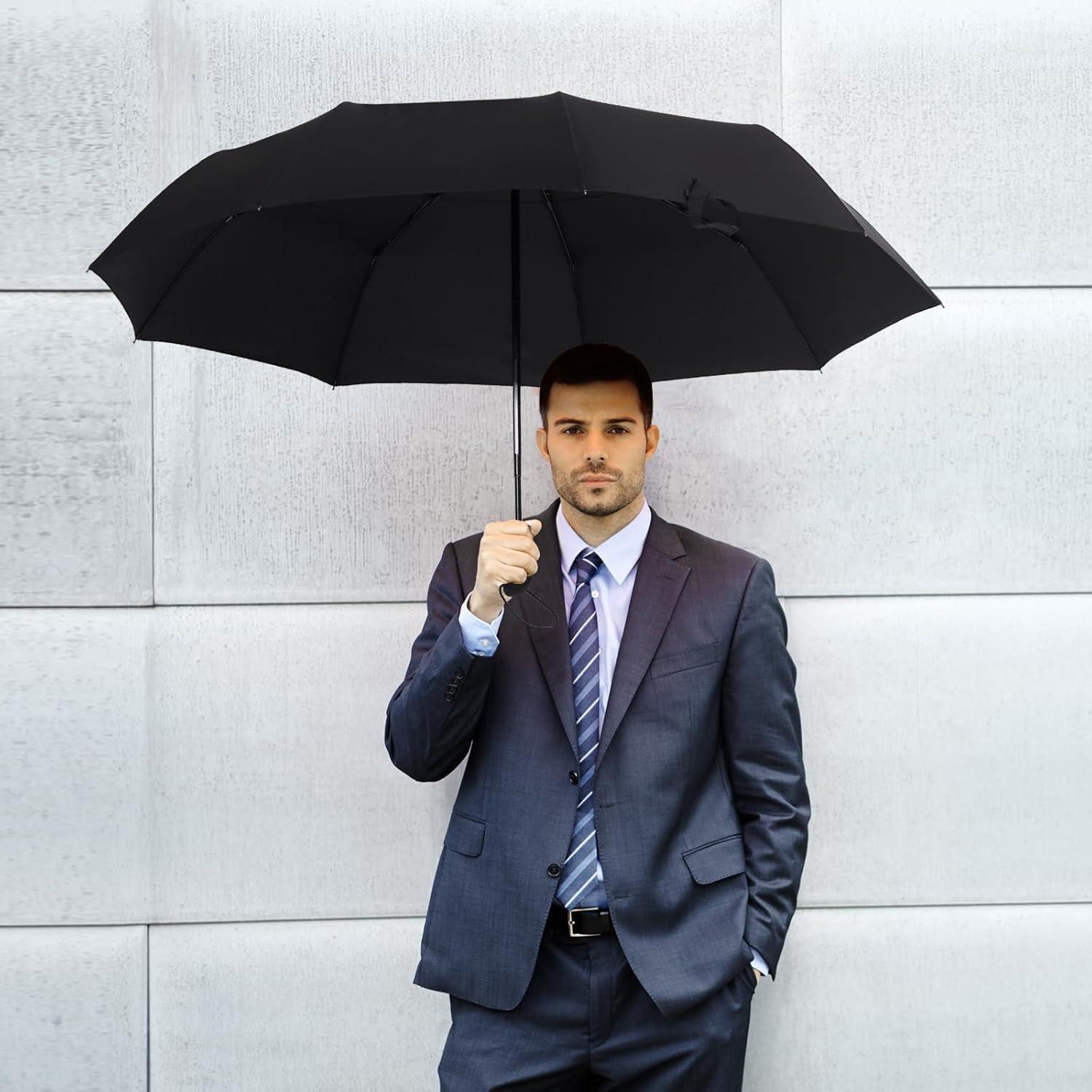 Paraguas Plegable Grande Doubwell 137 cm Auto Abre Cierra