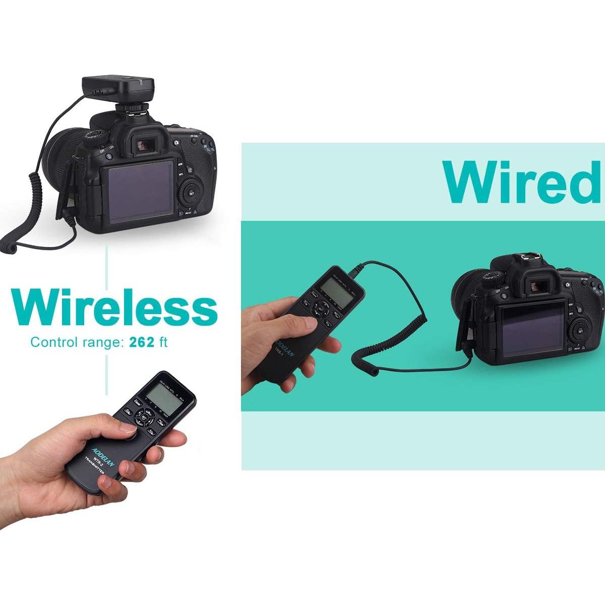 Temporizador Inalámbrico AODELAN para Sony a6400, a7III, a9