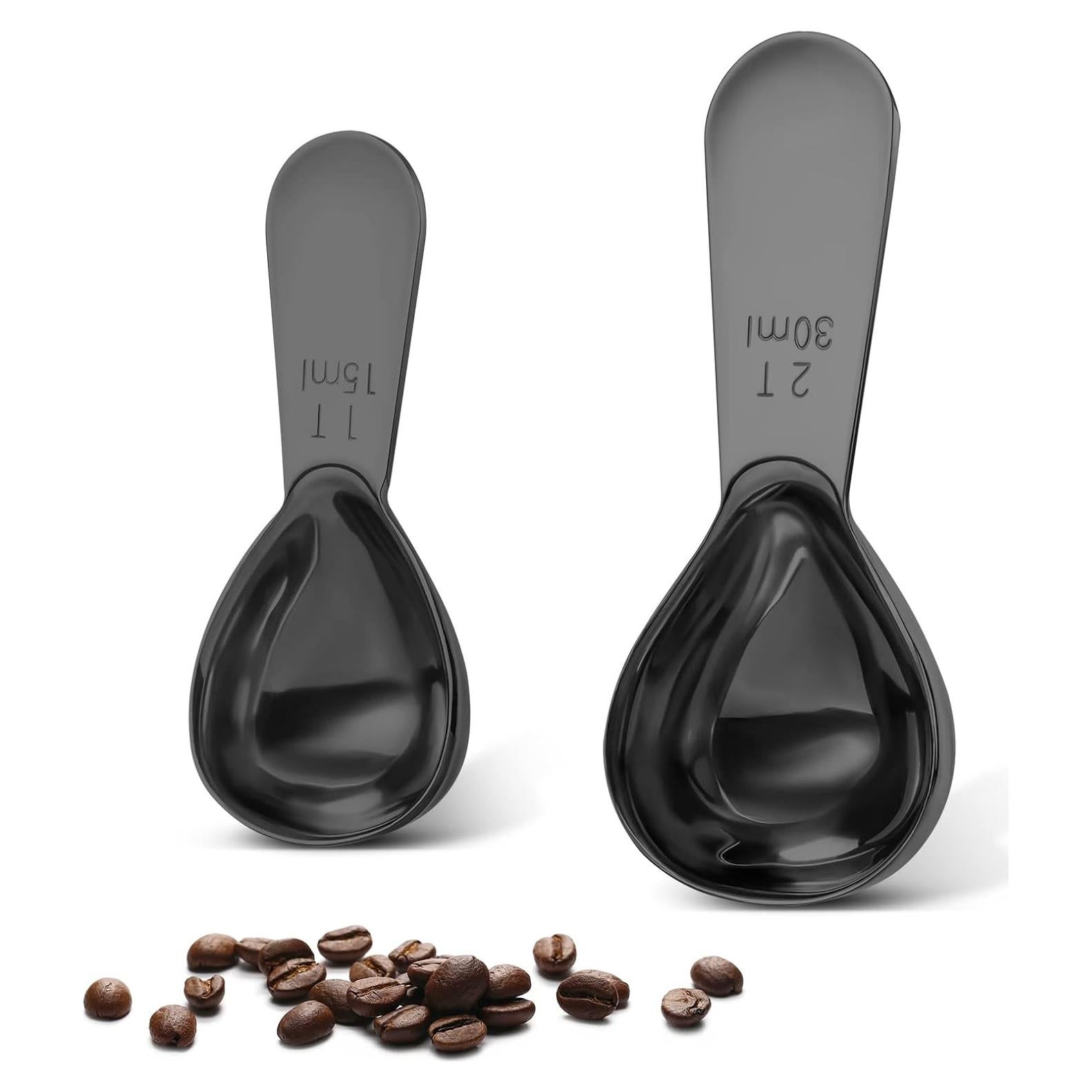 Juego de cucharas medidoras de acero inoxidable Safring 2 piezas