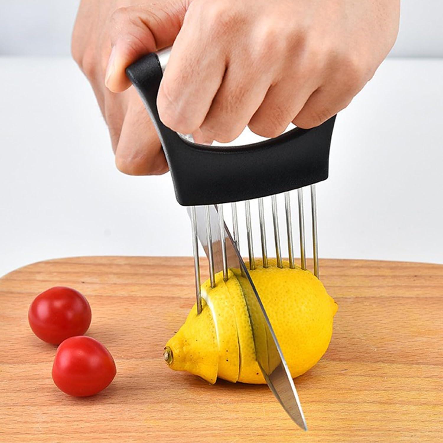 Soporte Cortador de Cebolla Ayigu - Acero Inoxidable, Ergonomico