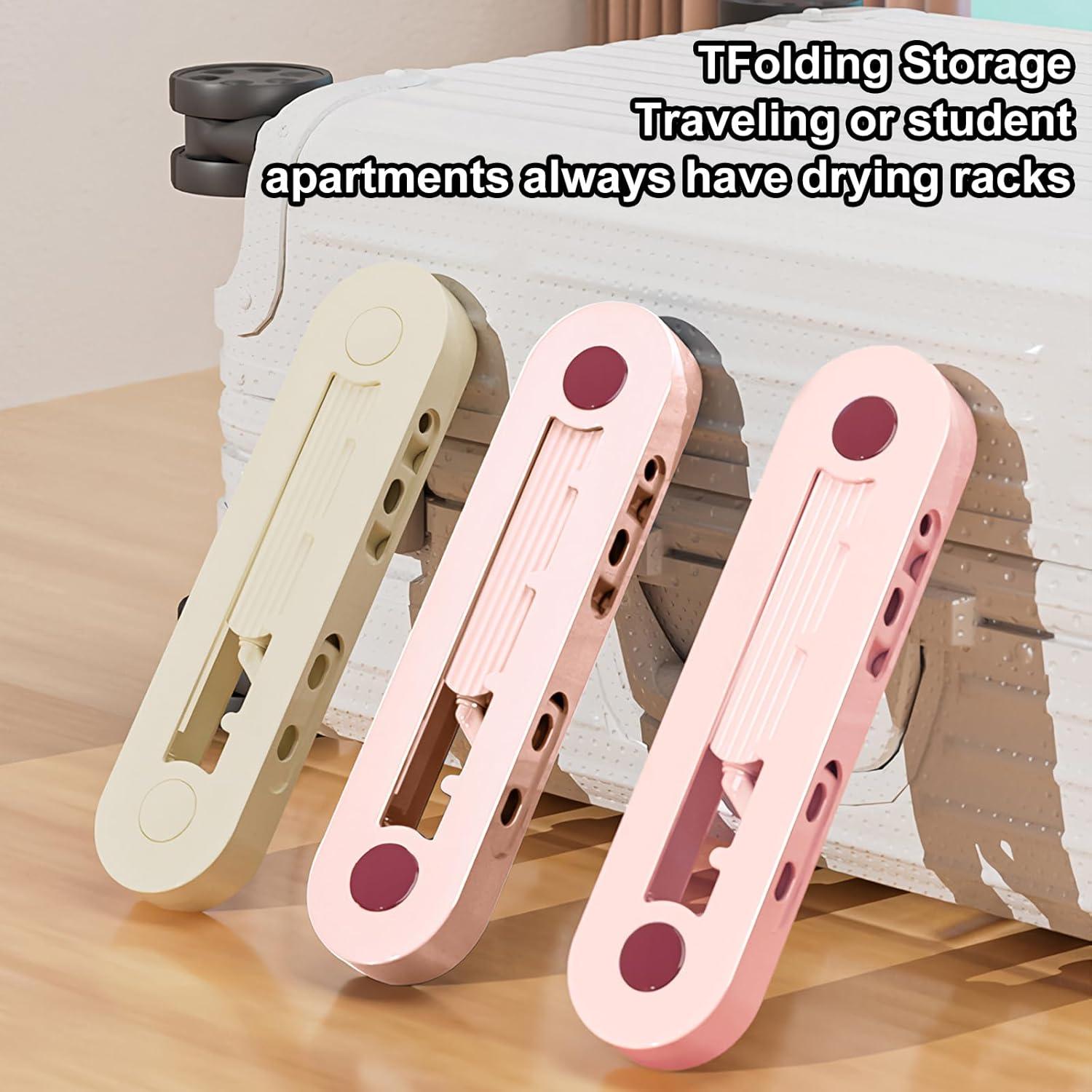 Estante Plegable para Secar Ropa QruiLanTu 48 cm 2 Piezas