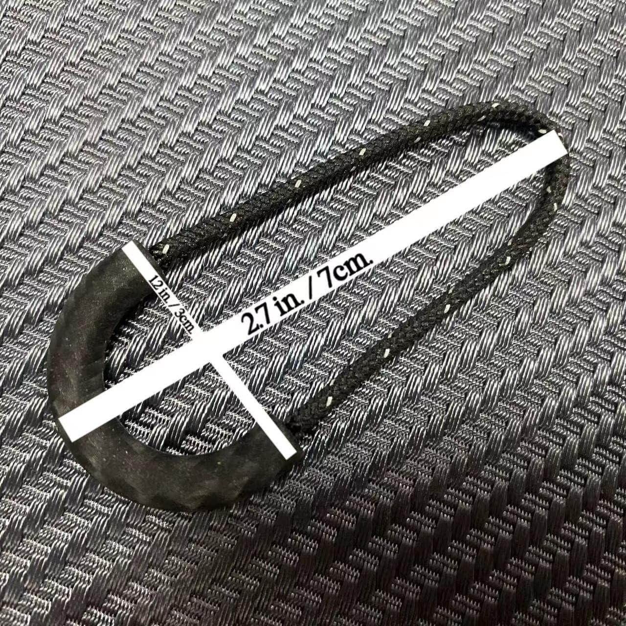 Tirador de Cremallera BJA Negro 10 Pcs Alta Resistencia TPU