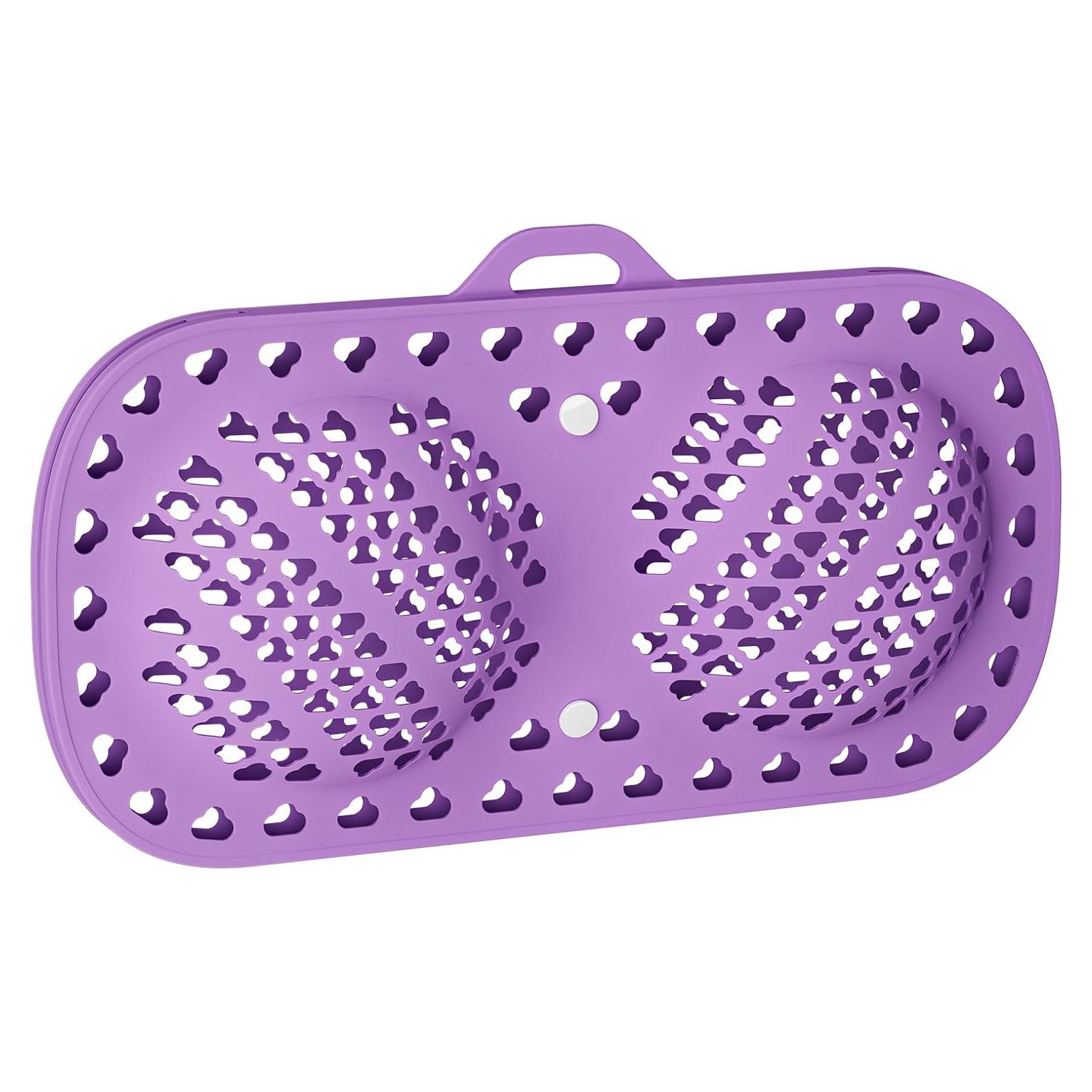 Bolsa de Lavado de Sujetadores MAYZOLOP de Silicona Púrpura