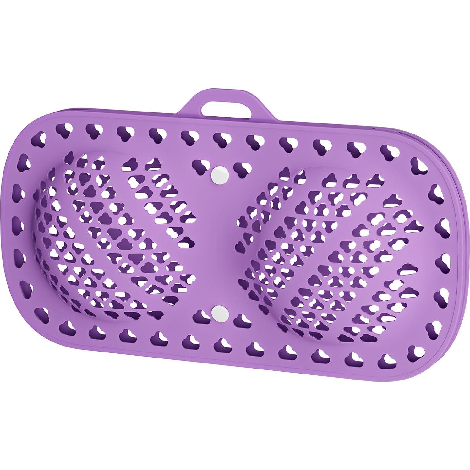 Bolsa de Lavado de Sujetadores MAYZOLOP de Silicona Púrpura