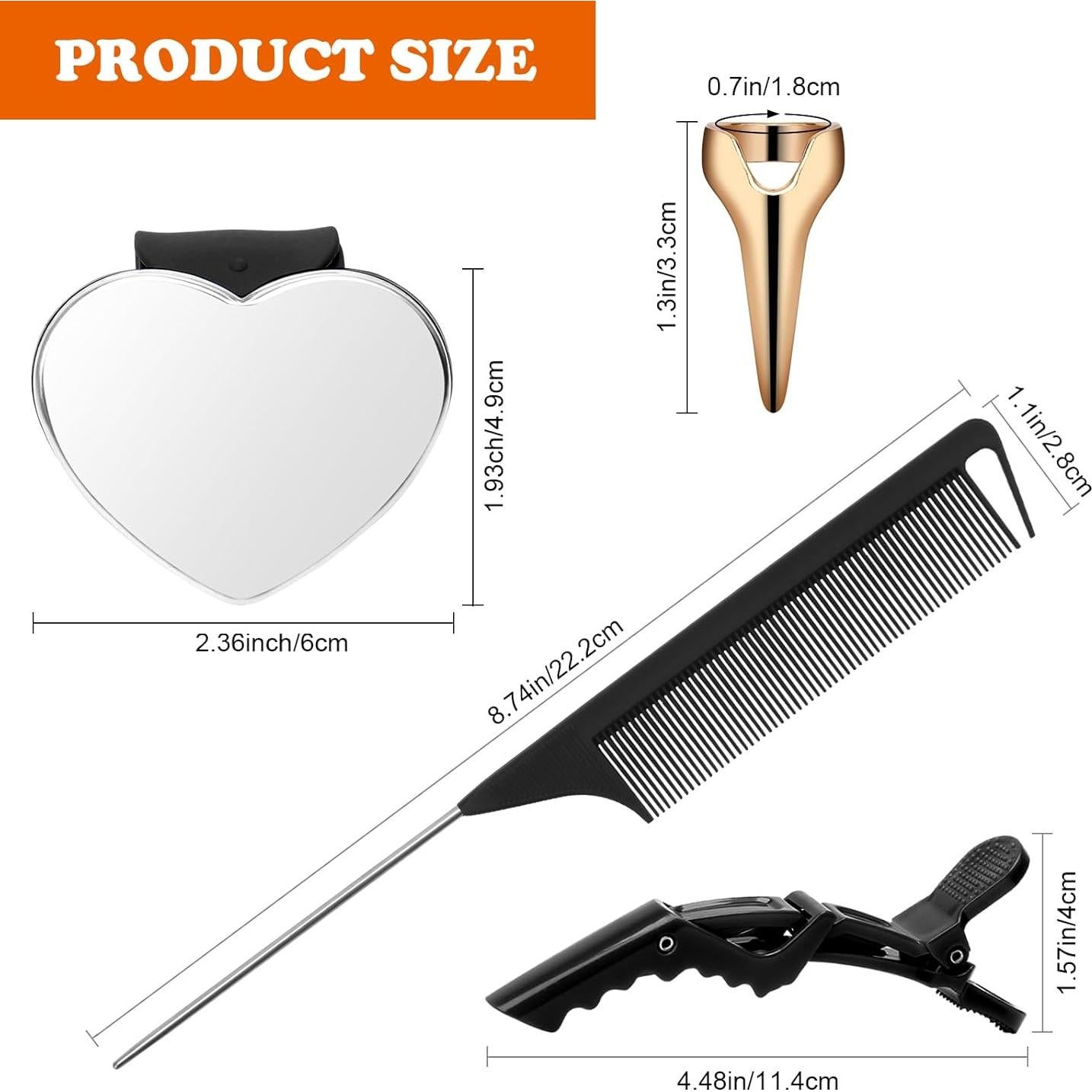 Juego de Herramientas para Separar Cabello 17 Piezas Coldairsoap