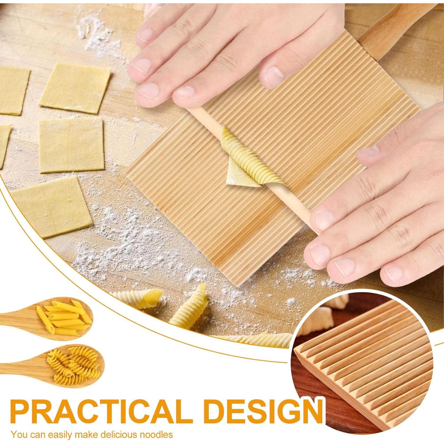 Juego de 3 Tablas de Gnocchi de Madera HGQiviut 21.5x8.5cm