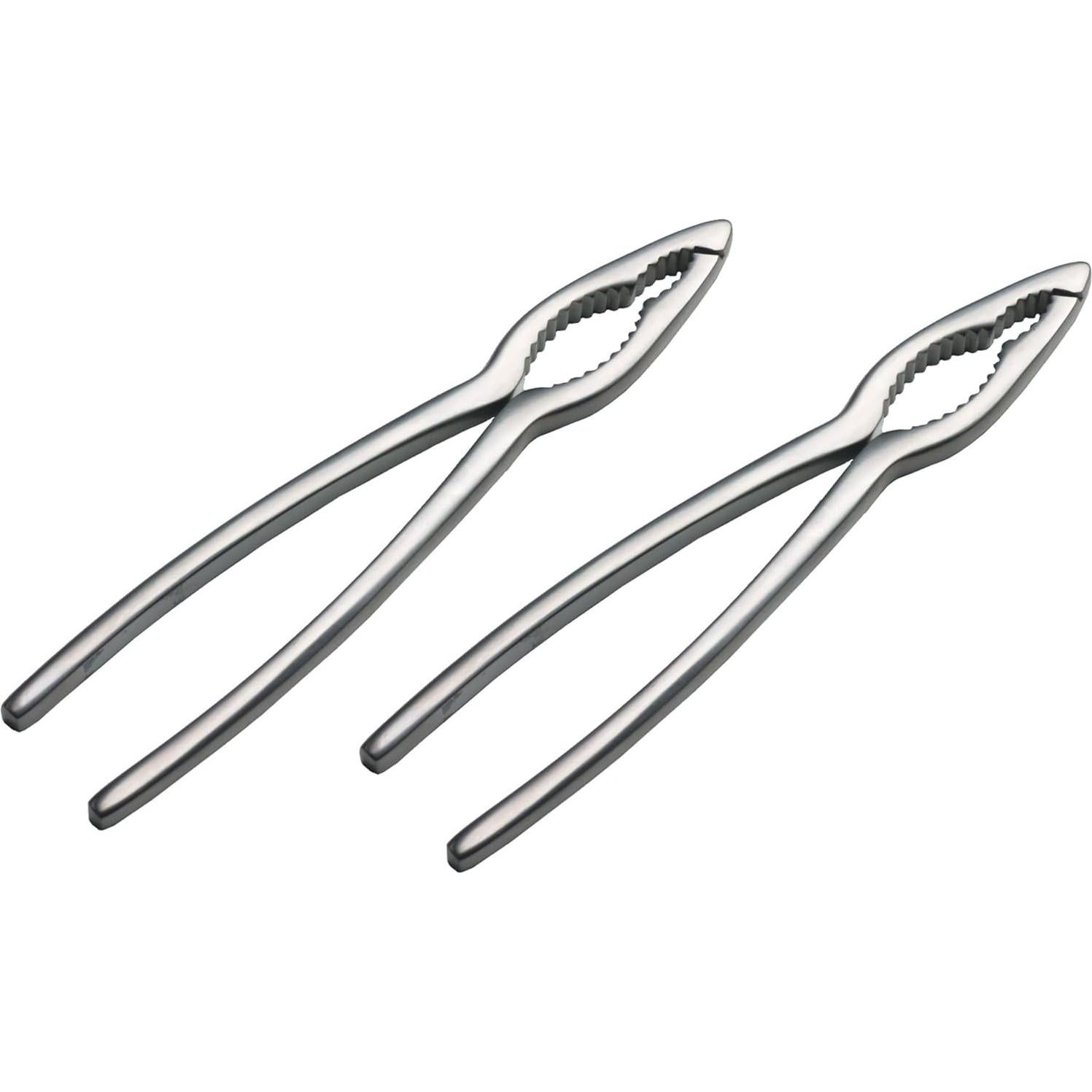 Galletas para Mariscos RSVP Set de 2 Acero Inoxidable 15.9 cm